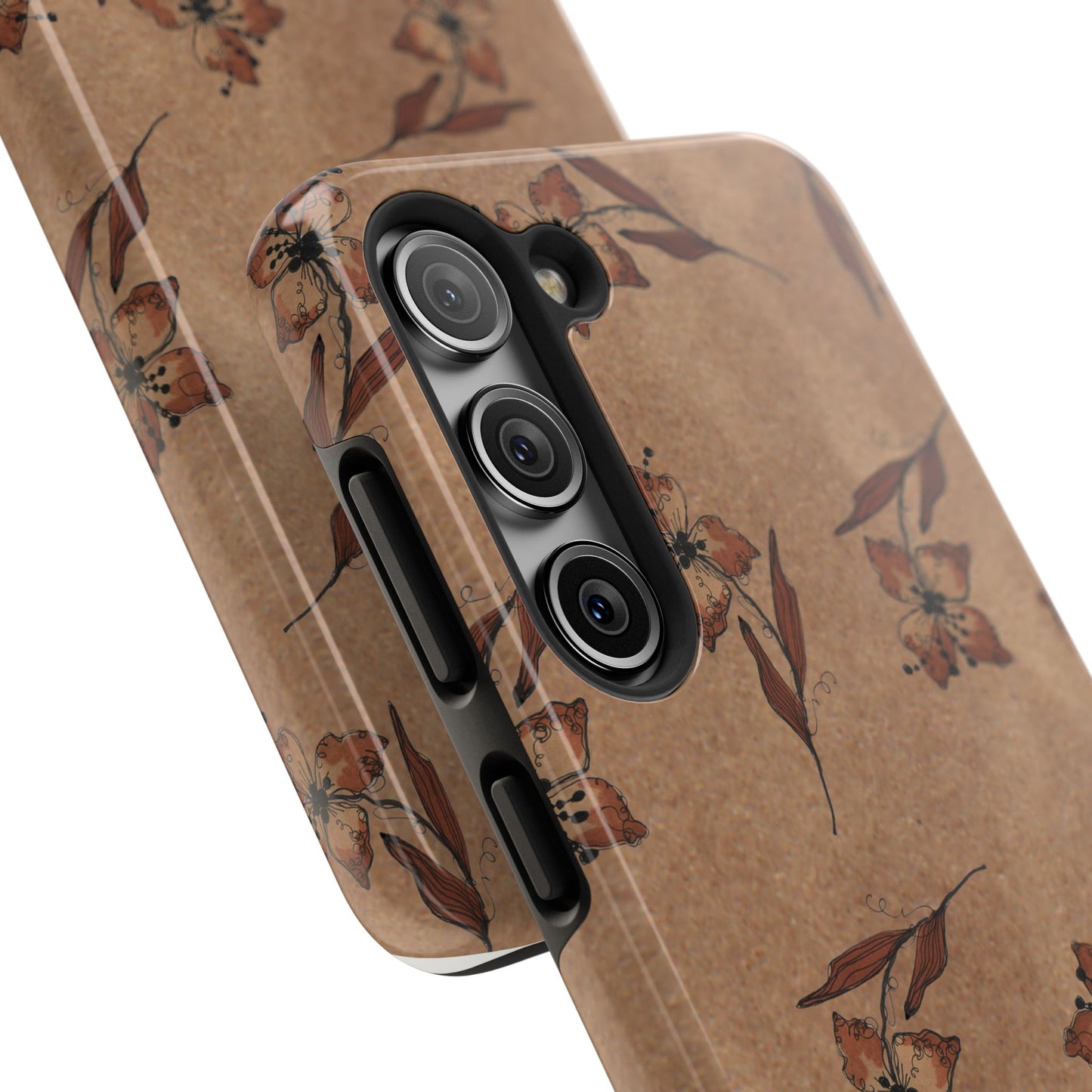 Brown Buds Phone Case