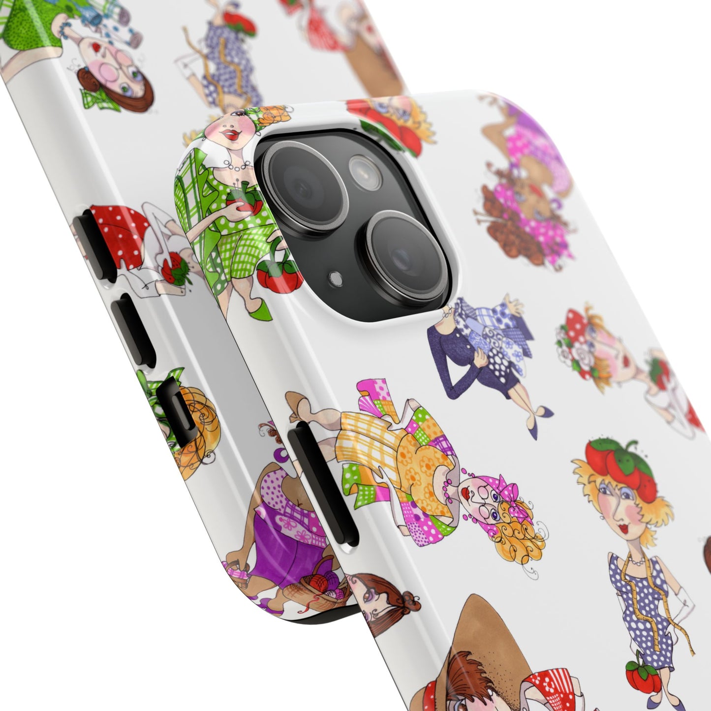 Fun Ladies Tossed White Phone Case