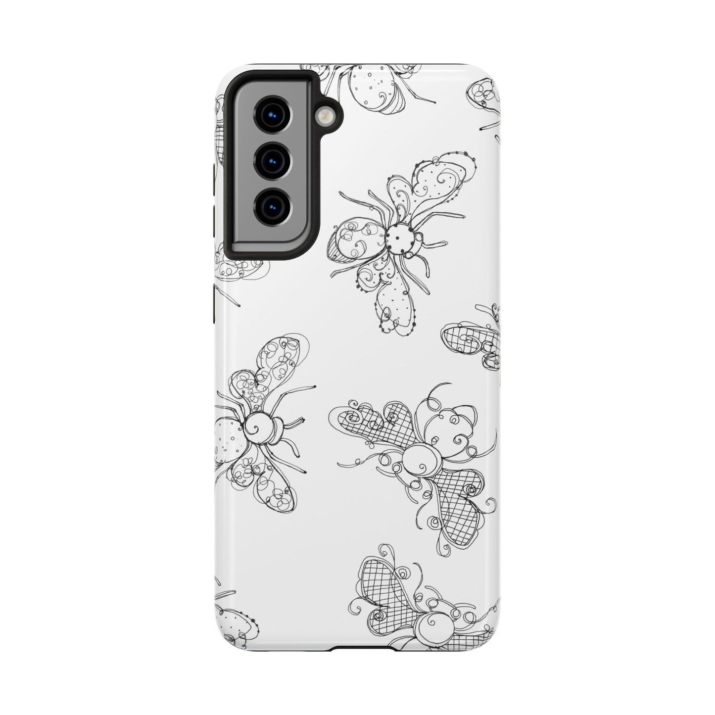 Busy Bees White Phone Case