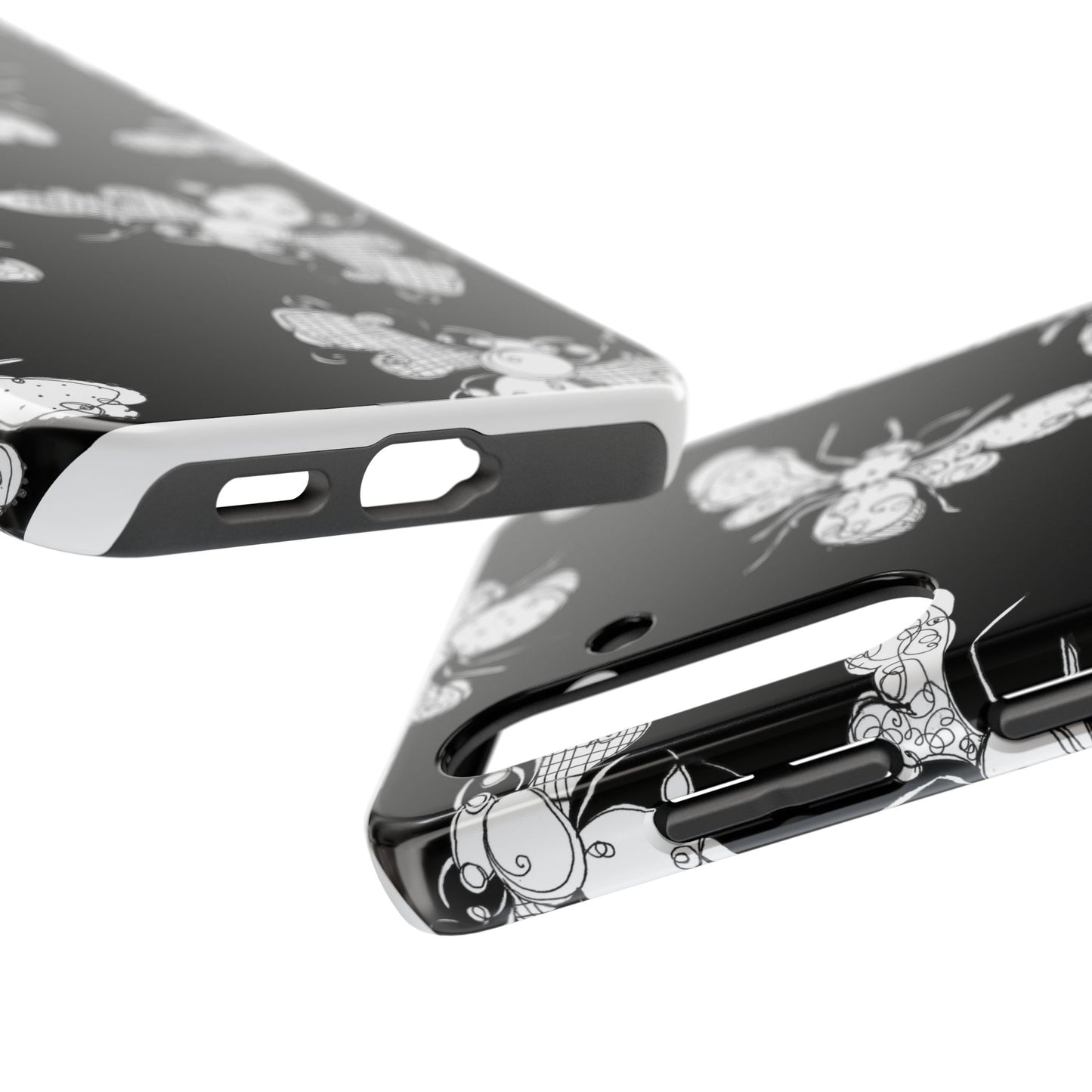 Busy Bee Black Phone Case