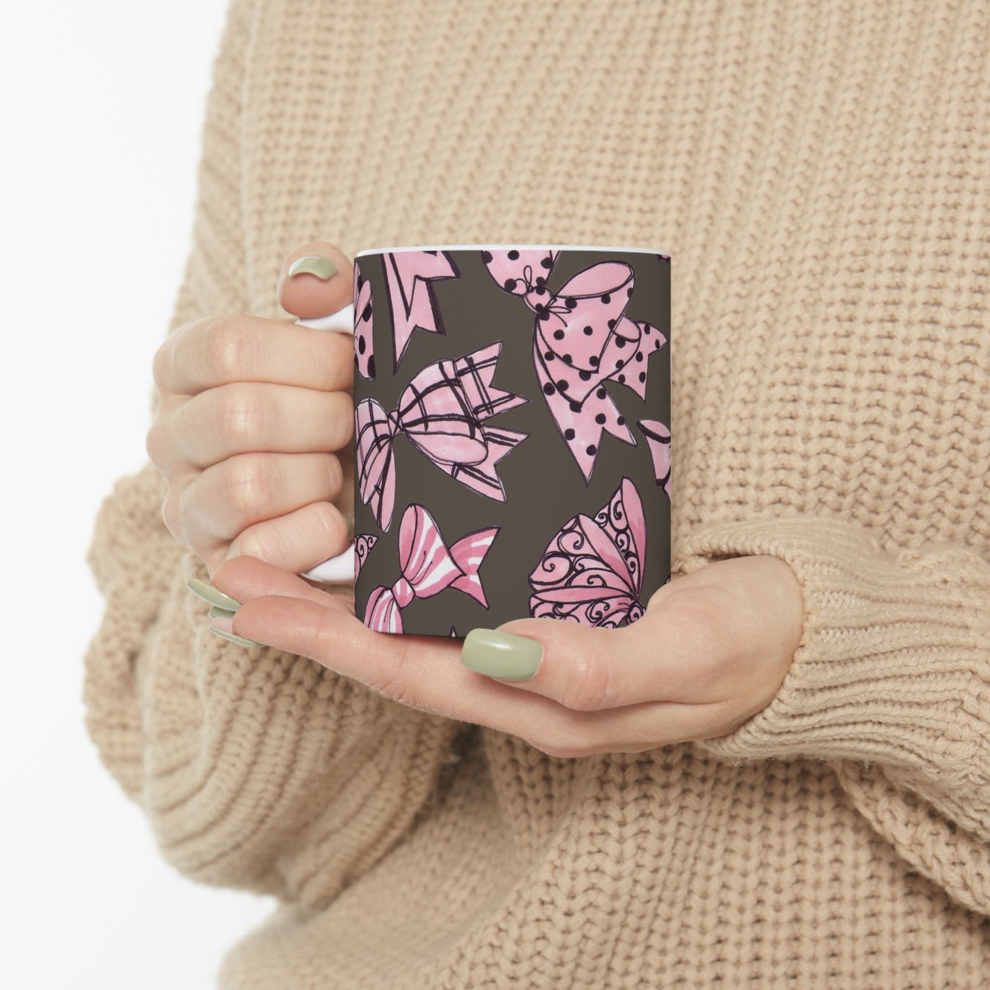 Blushing Bows Mocha Cup