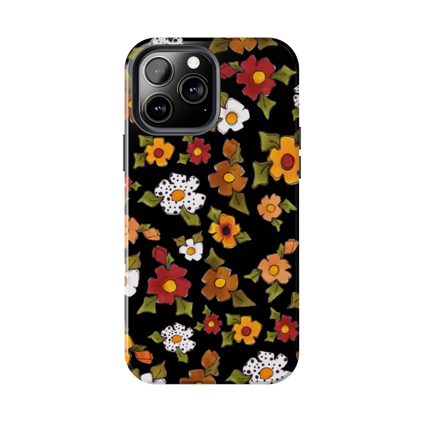 Spice Posie Black Phone Case