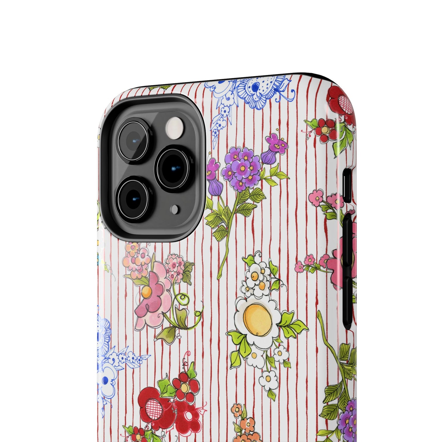 Mixed Bouquets Red / White Phone Case