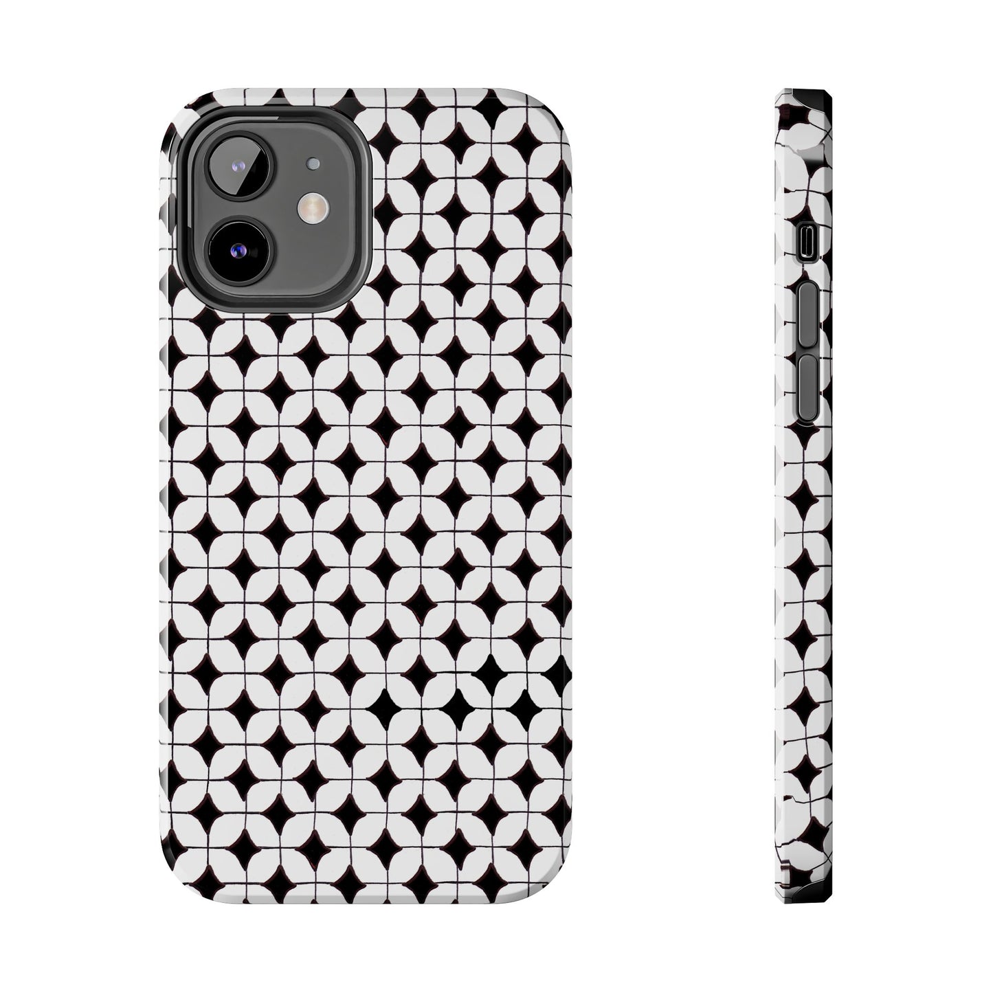 Tile-ish Black Phone Case