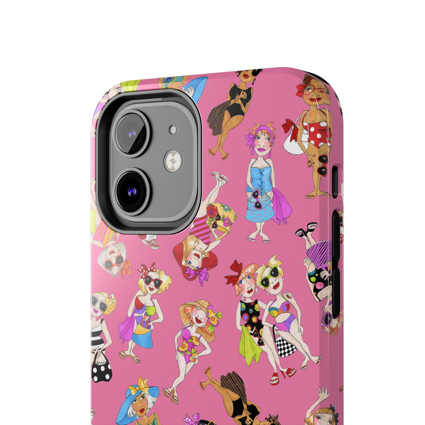 Tossed Beauties Pink Phone Case
