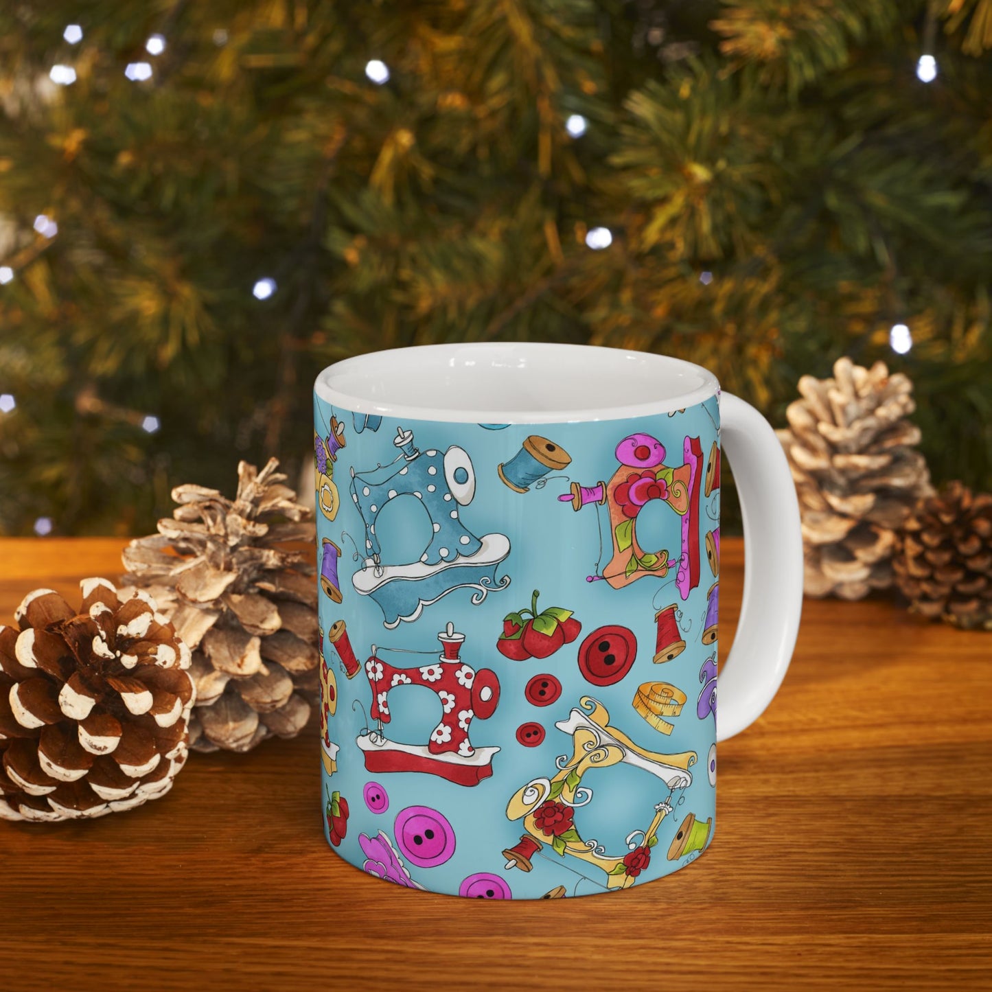 Sew Assorted Turquoise Cup