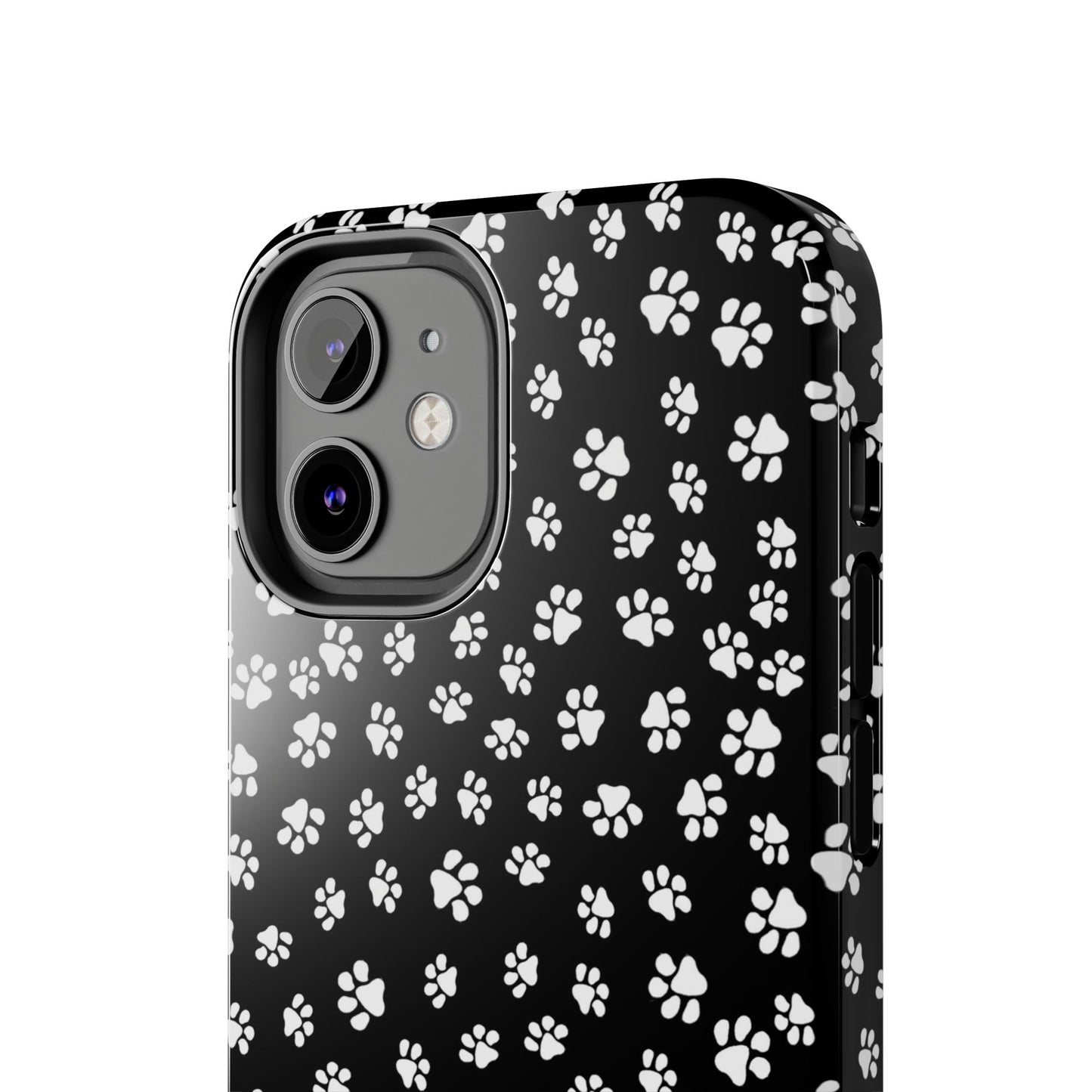 Little Paws Black / White Phone Case