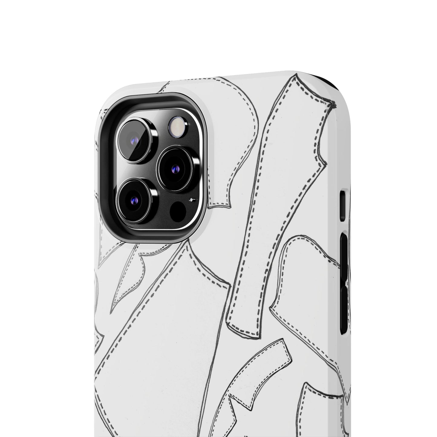 Pattern Pieces White Phone Case