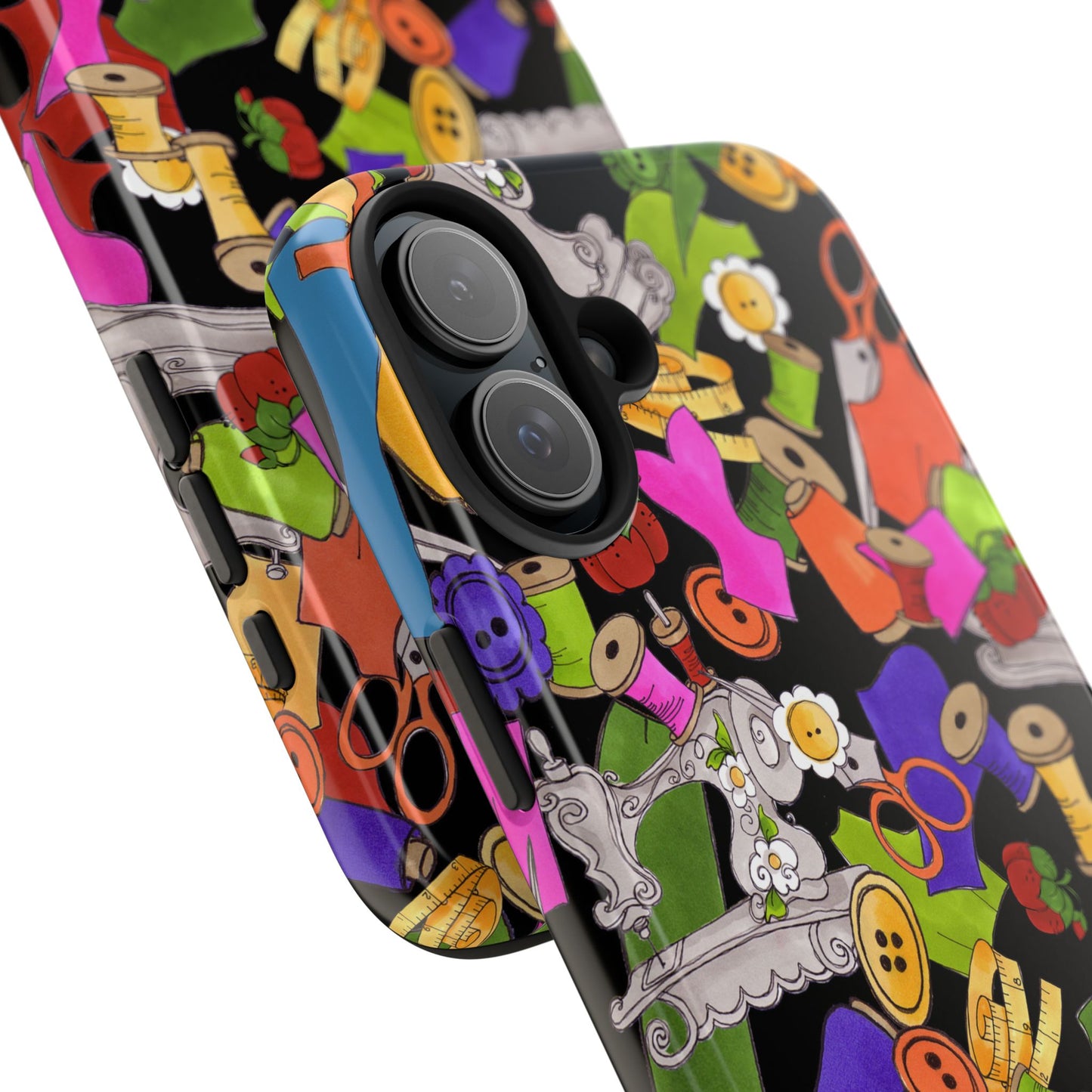 Kaleidasew Black Phone Case