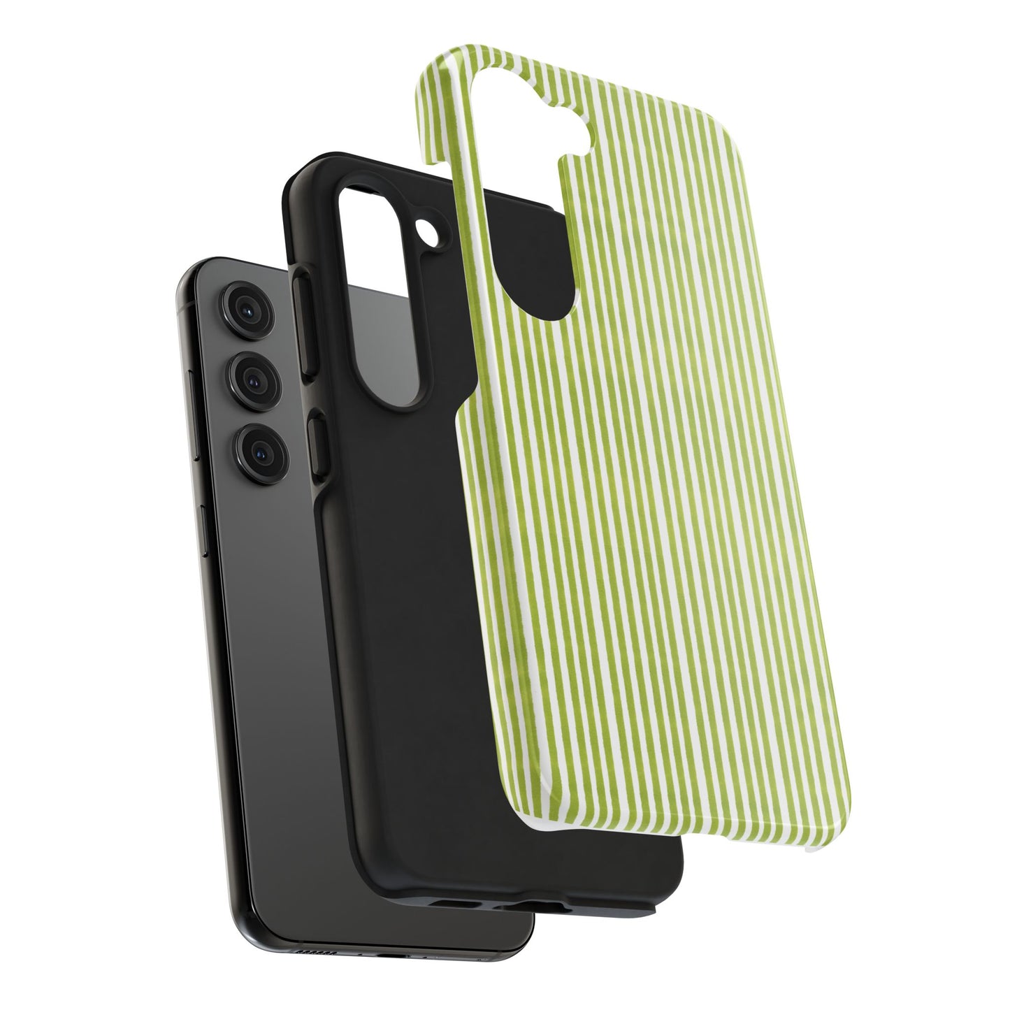Lazy Stripe Lime Phone Case