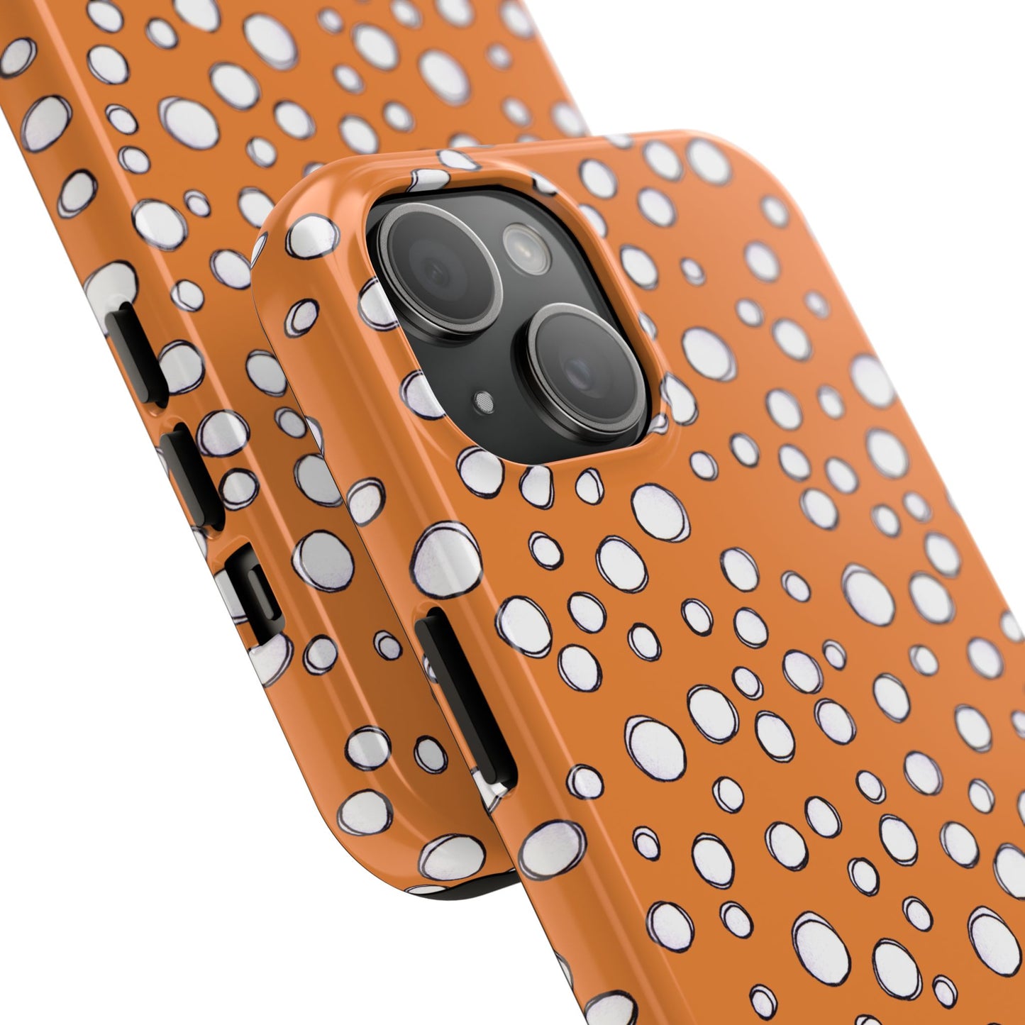 Pot Dots Orange Phone Case