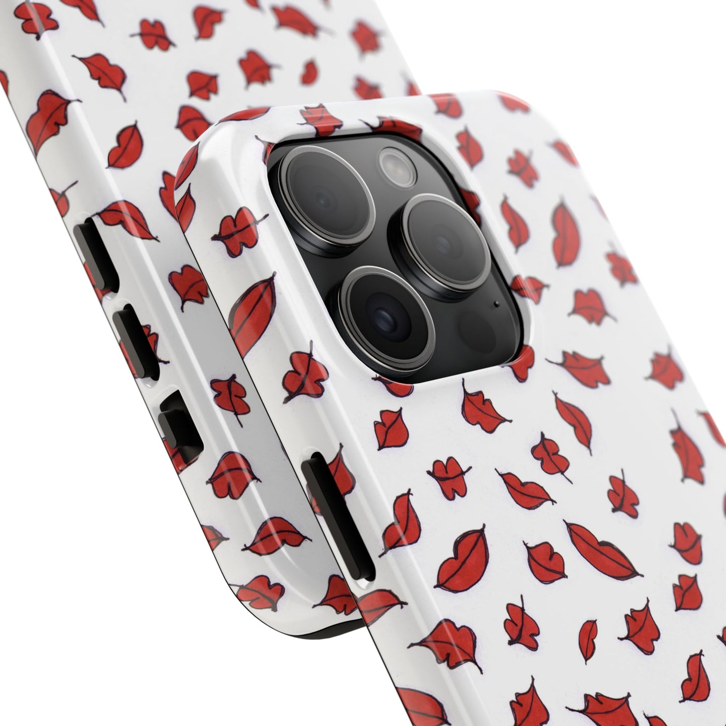 Autumn Lips White Phone Case