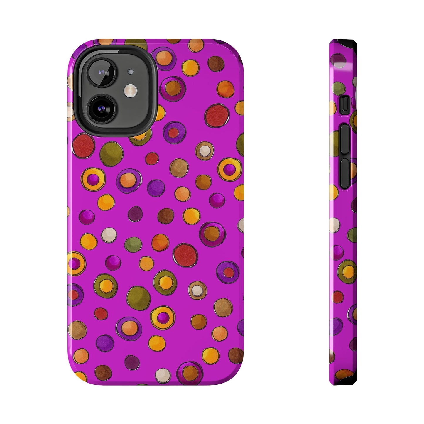 Double Dot Fuchsia Phone Case