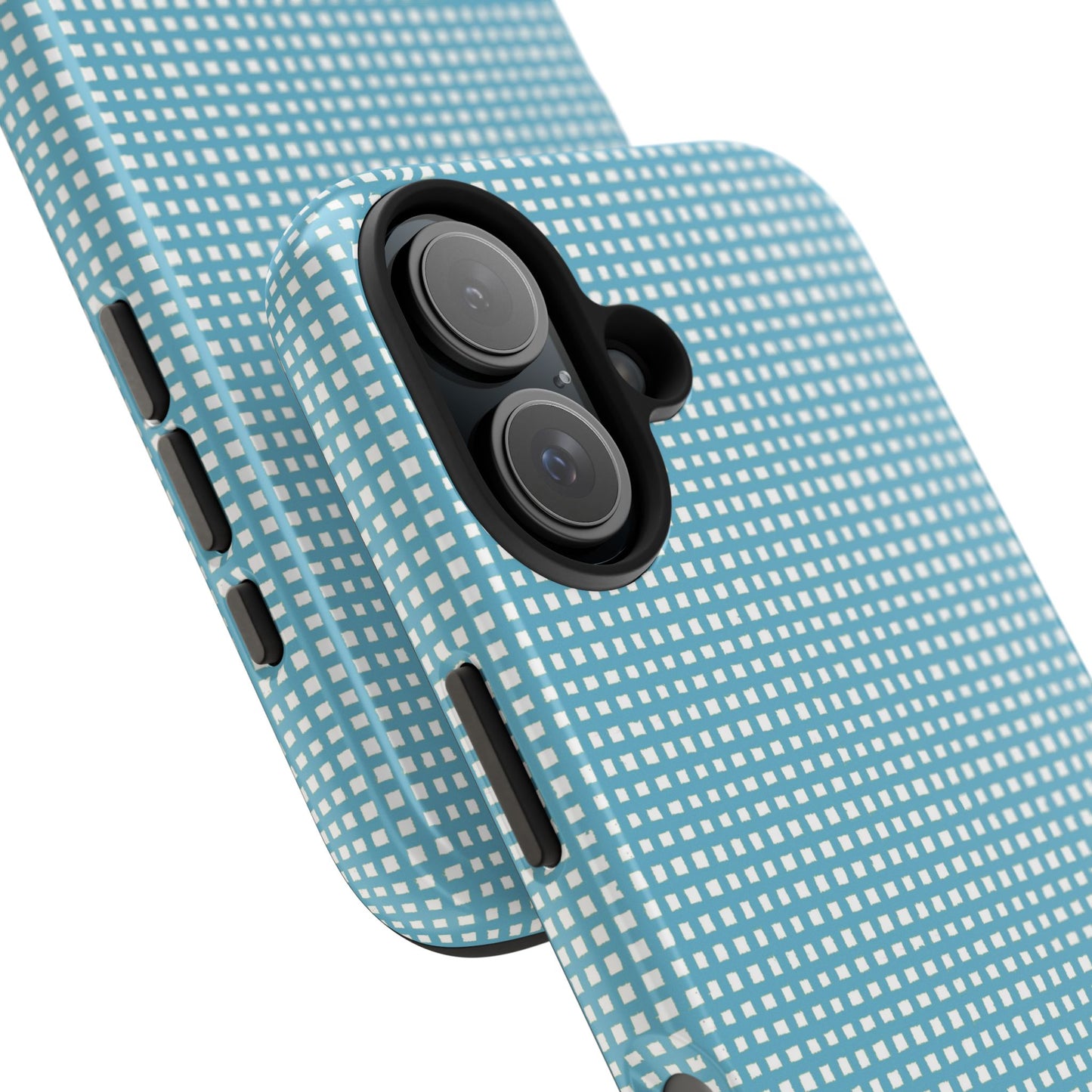 Chipper Check Turquoise Phone Case