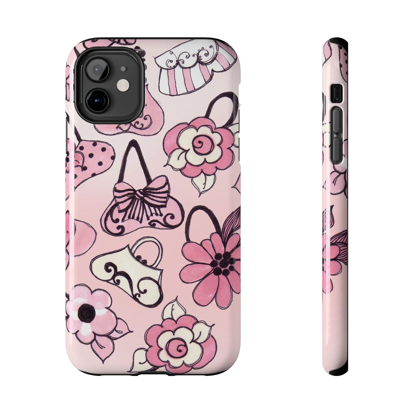 Cat Bags Pink Phone Case