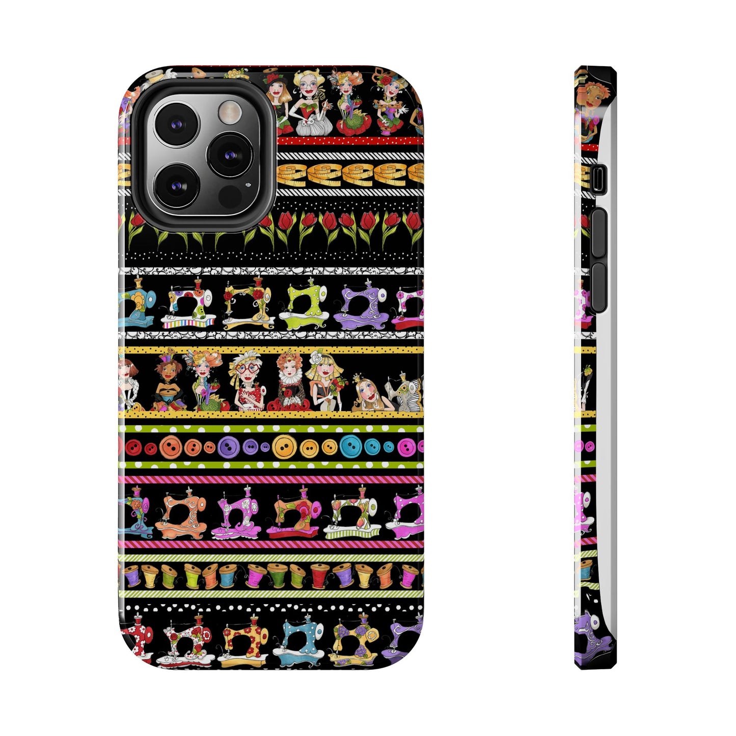 Curious Border Black Phone Case