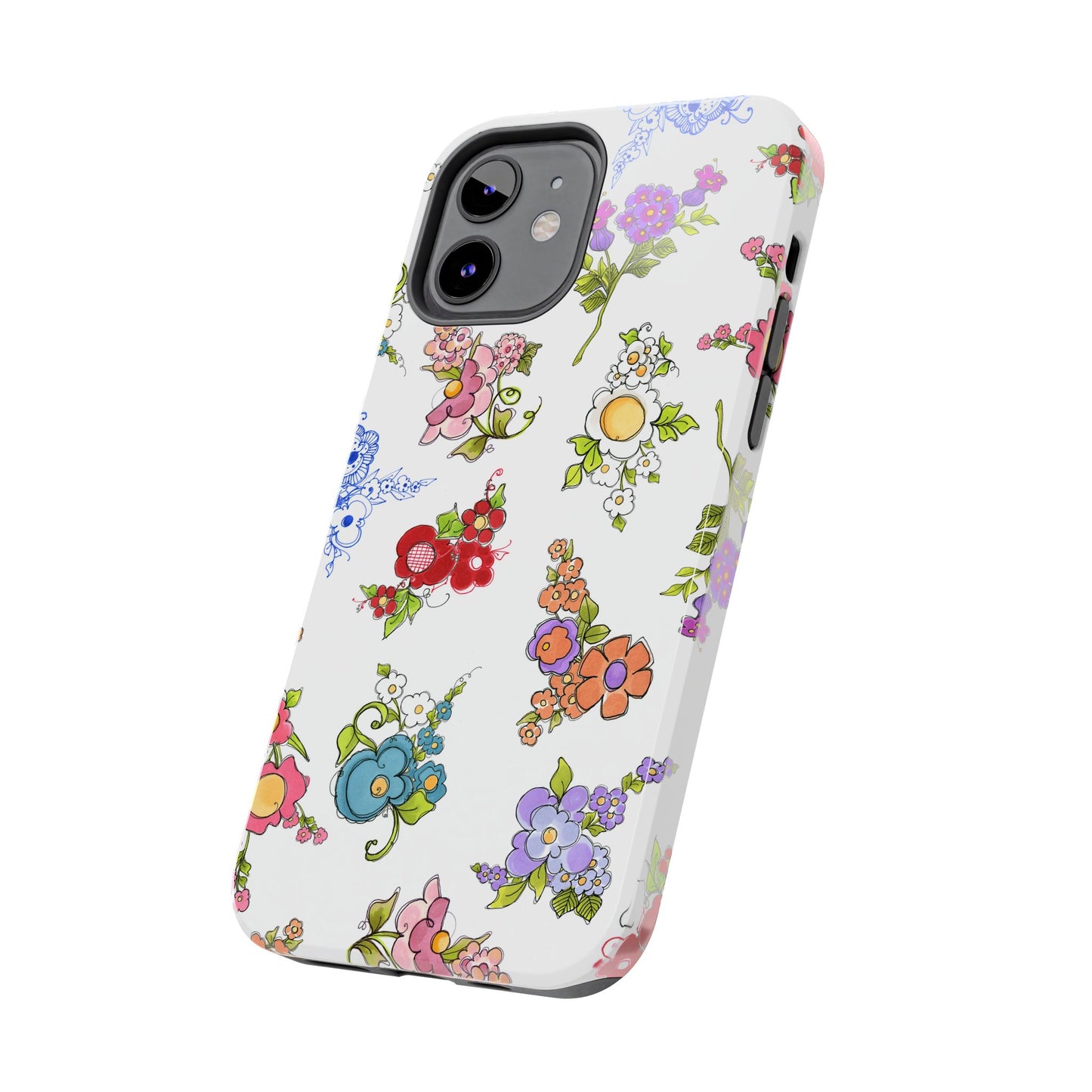 Mixed Bouquets White Phone Case
