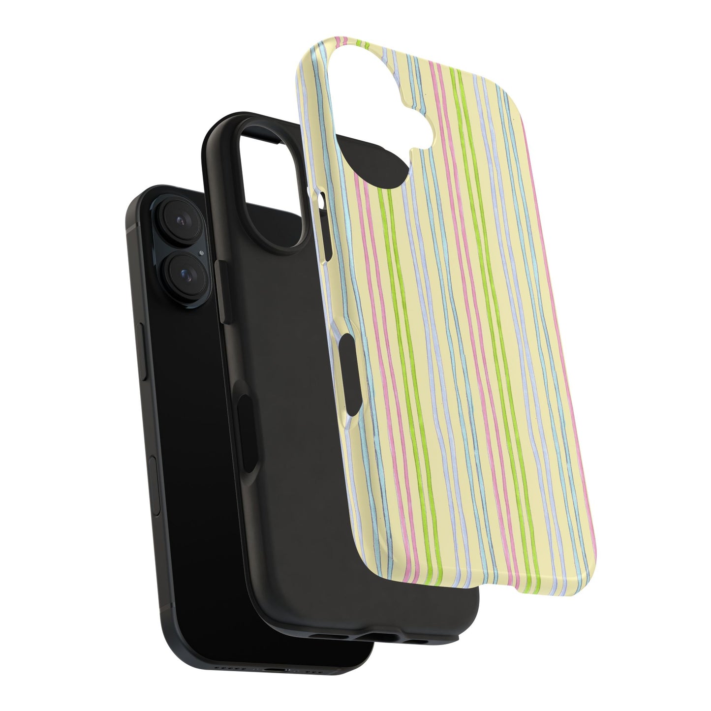 Belle Stripe Yellow Phone Case