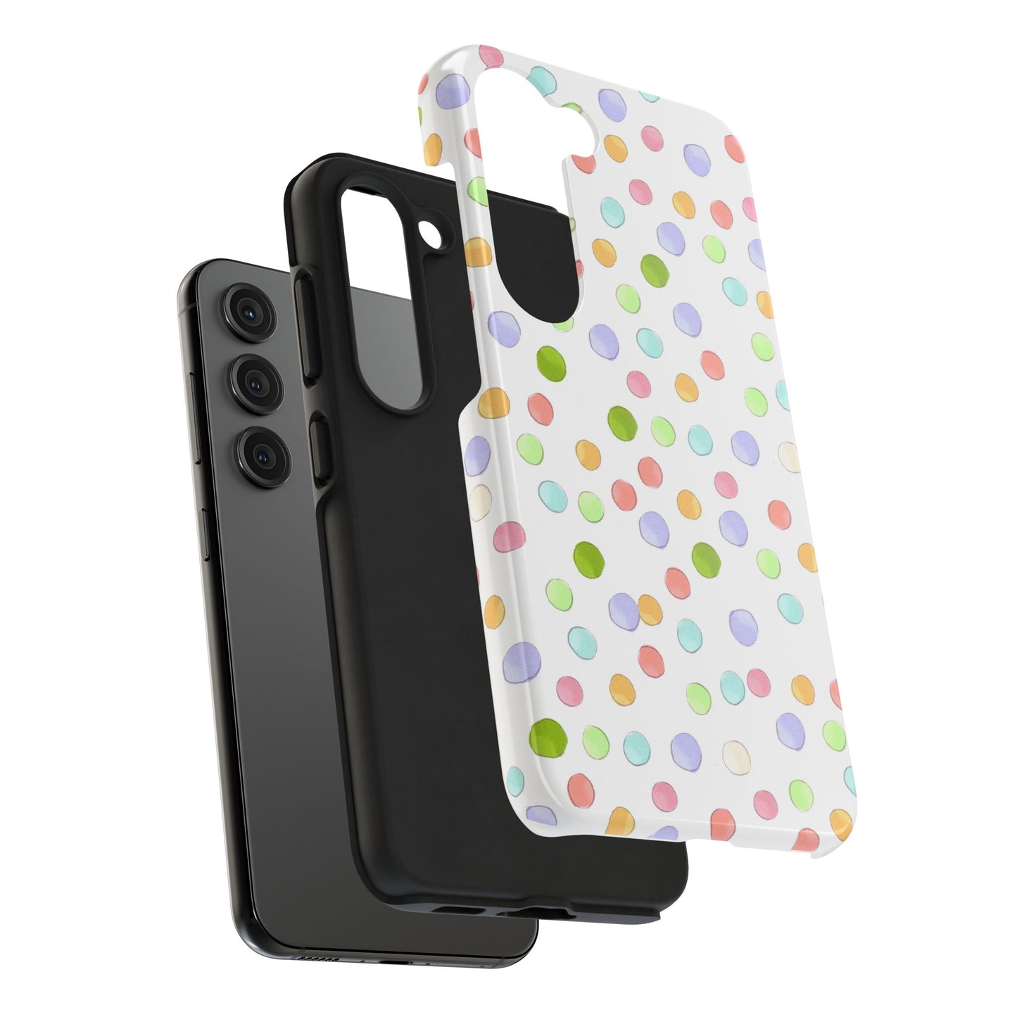 Happy Dots White Phone Case