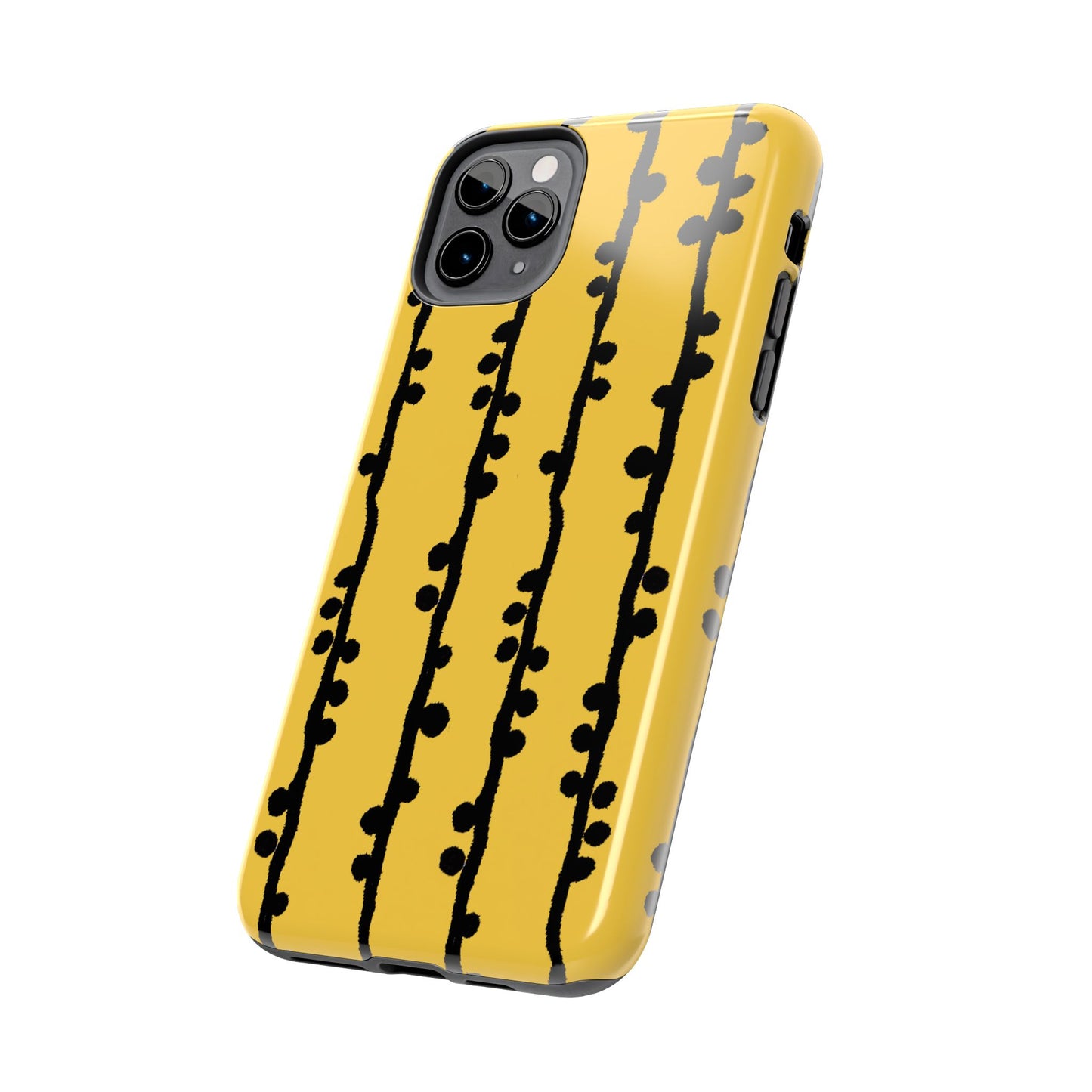 Loopy Stripe Yellow Phone Case