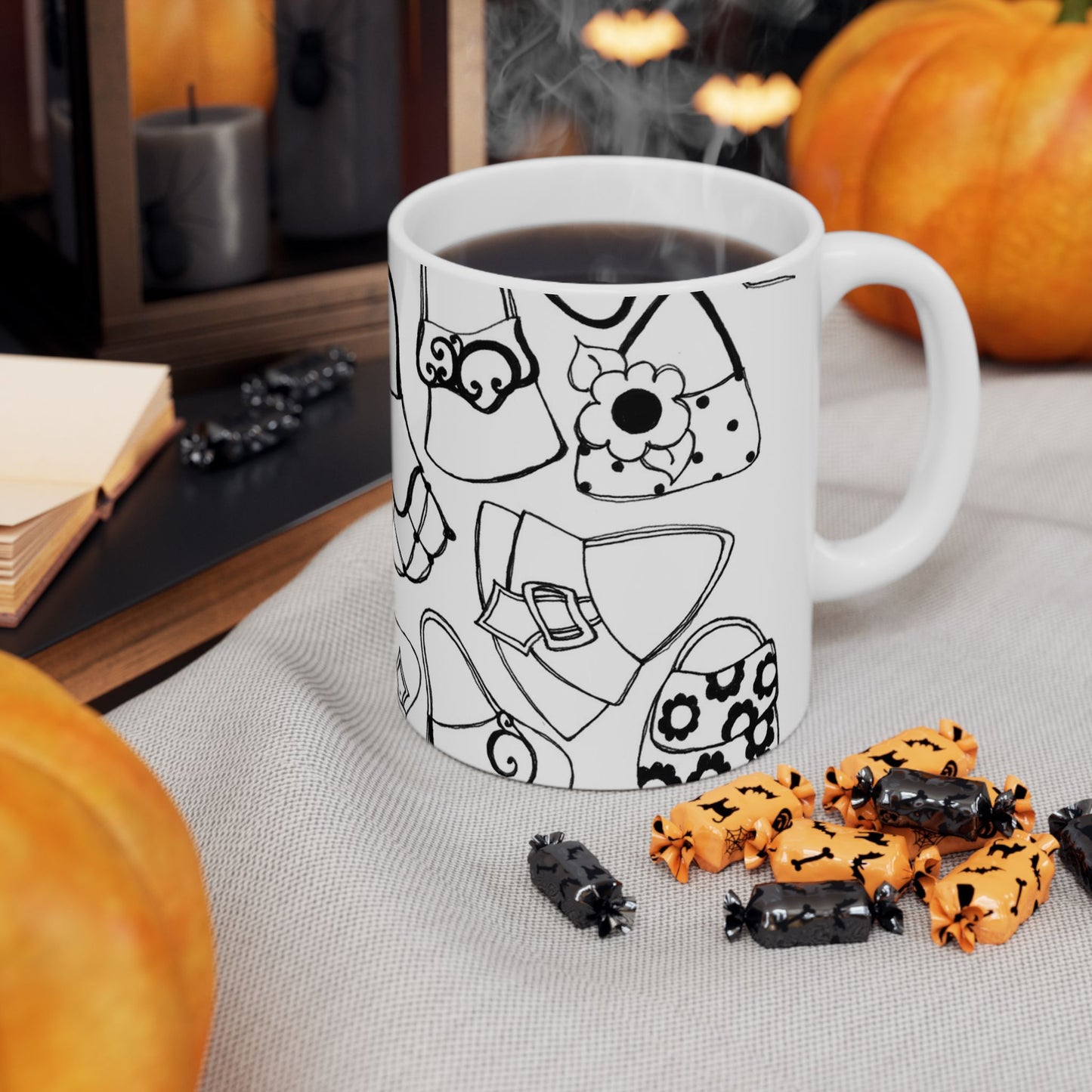 Handbags White / Black Cup