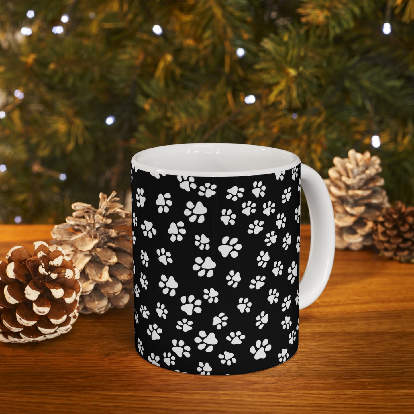 Little Paws Black / White Cup