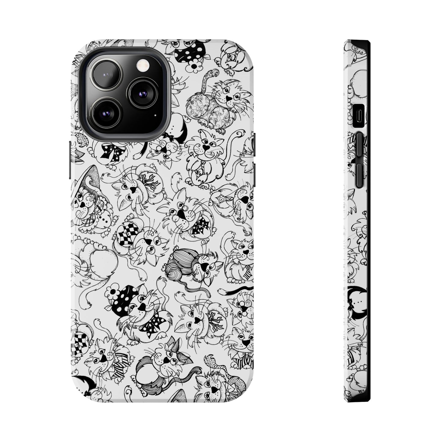So Kitties Tossed White Phone Case