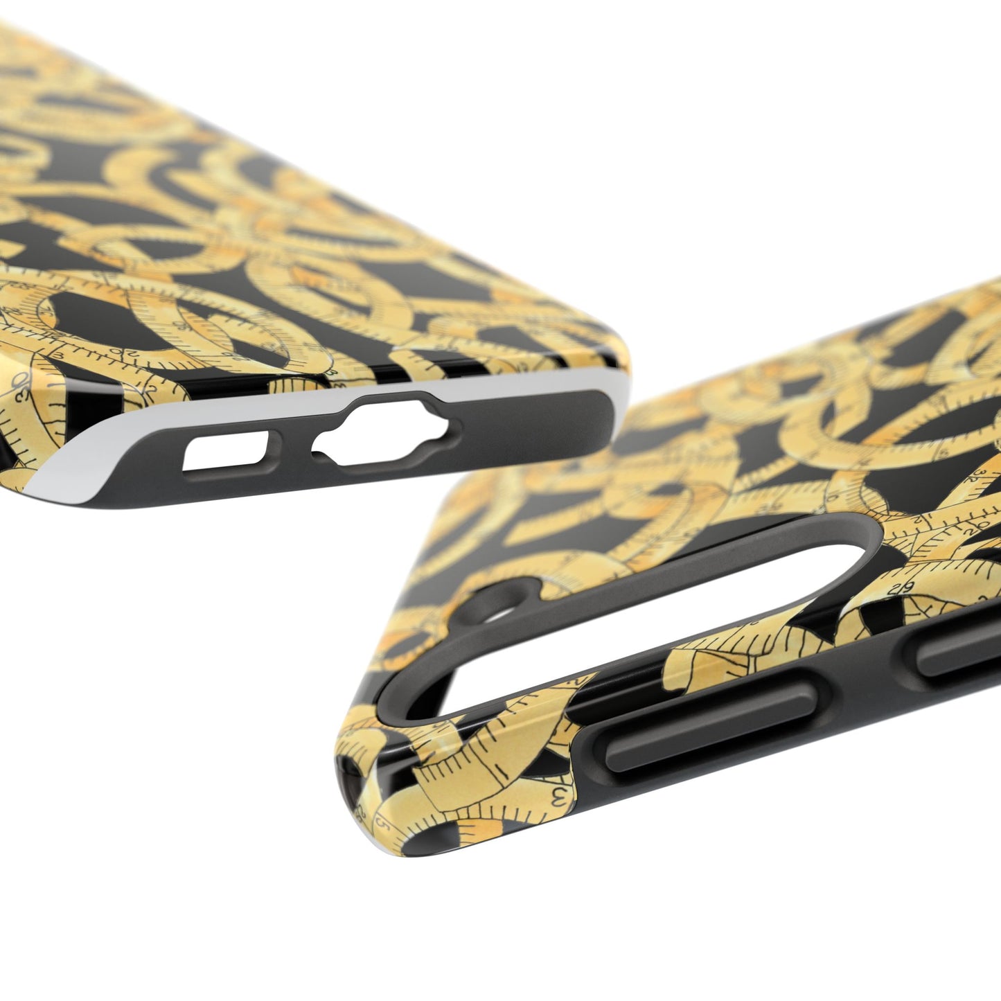 Tape Tangle Black Phone Case