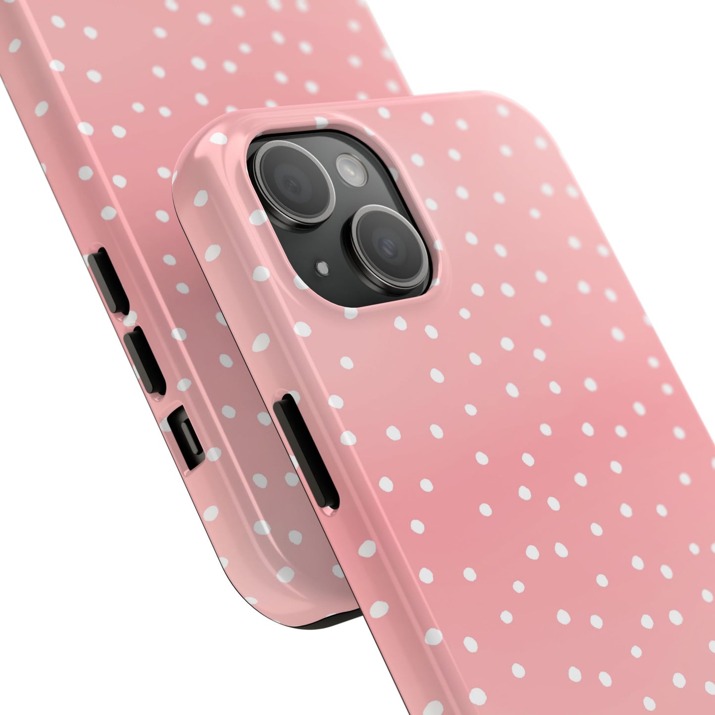 Dinky Dots Coral / White Phone Case