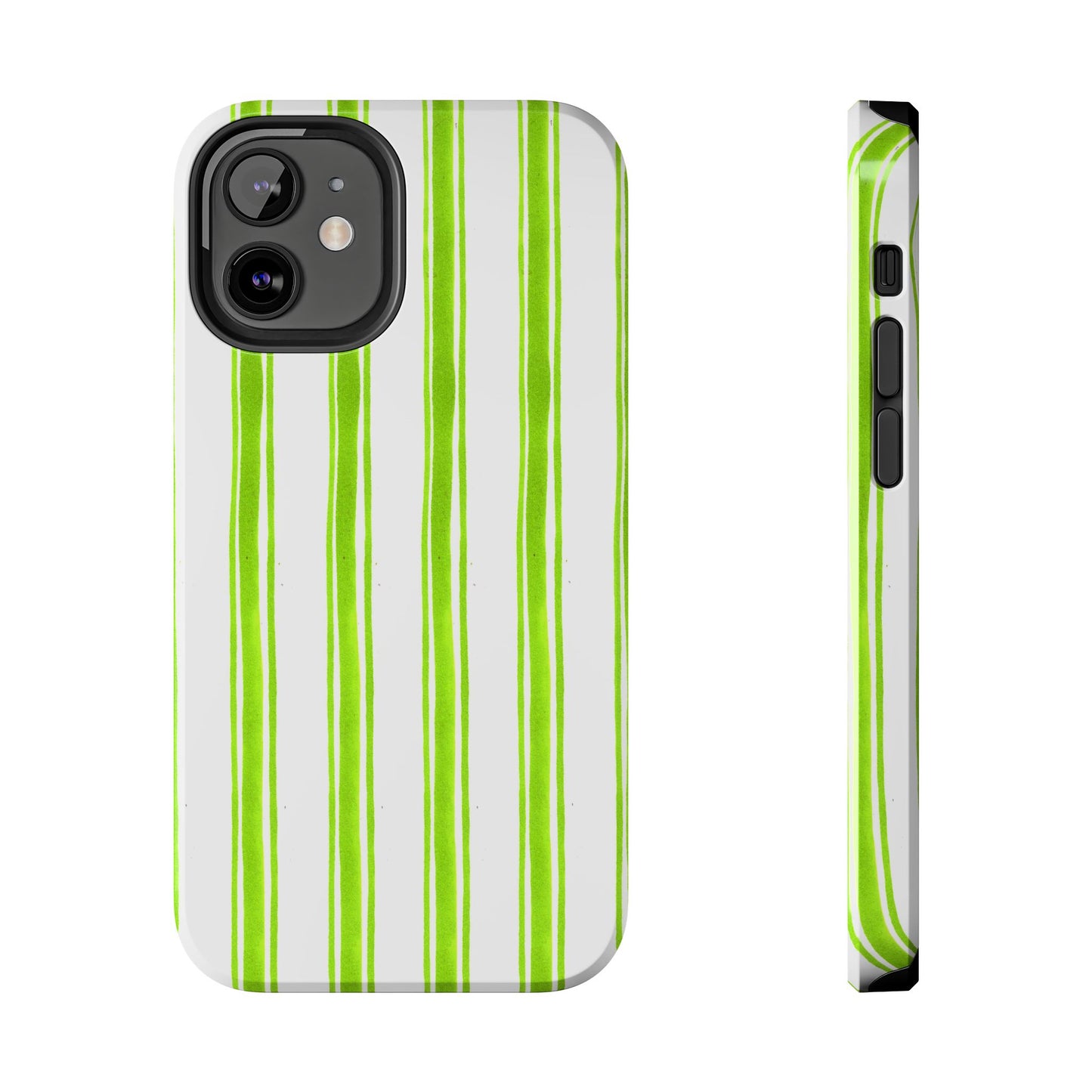 Awning Stripe Lime Phone Case