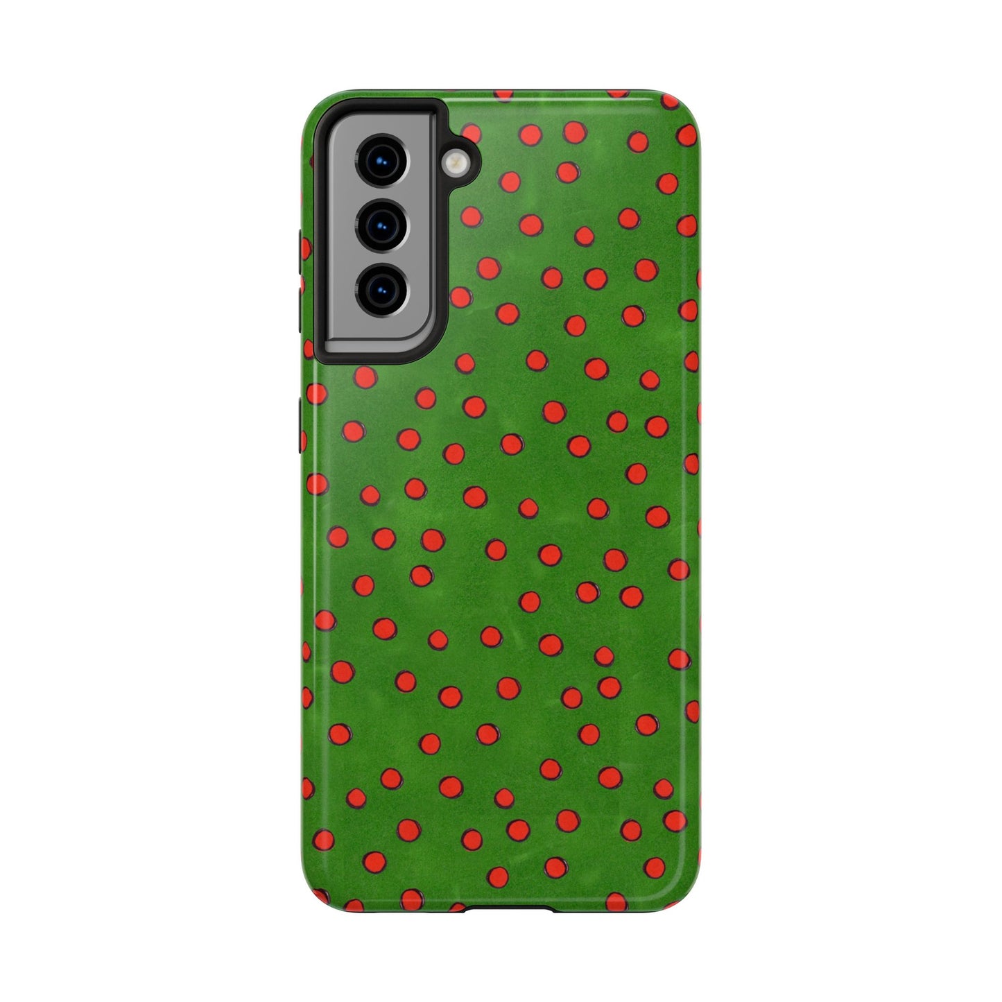 Dinky Dots Green / Red Phone Case