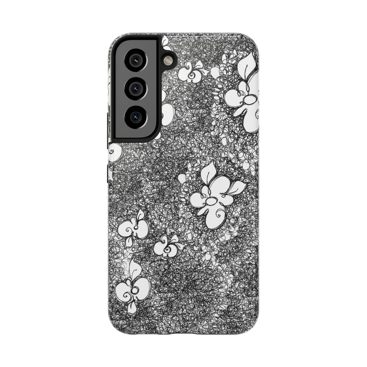 Flower Scribbles Phone Case