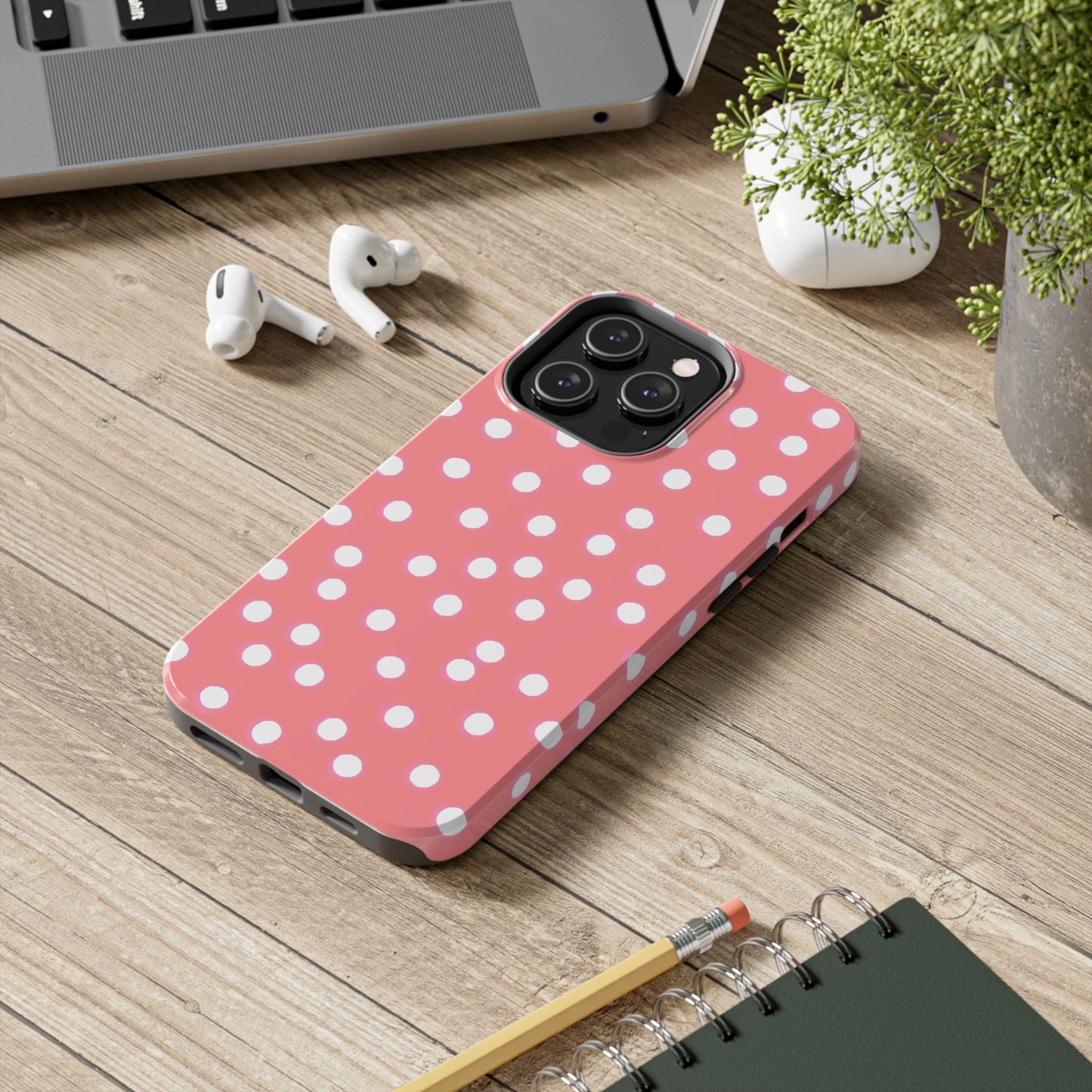 Plump Dots Coral Phone Case