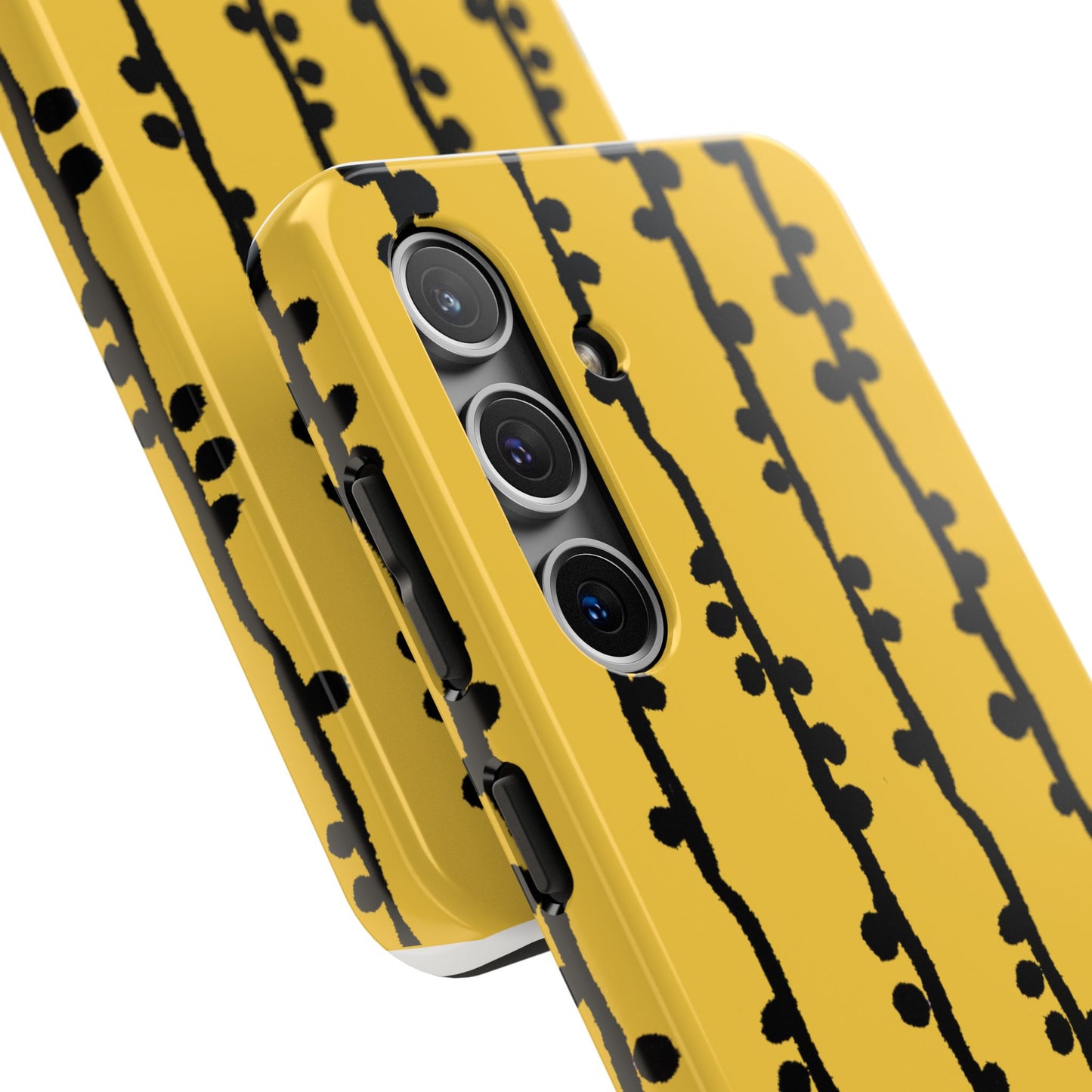 Loopy Stripe Yellow Phone Case