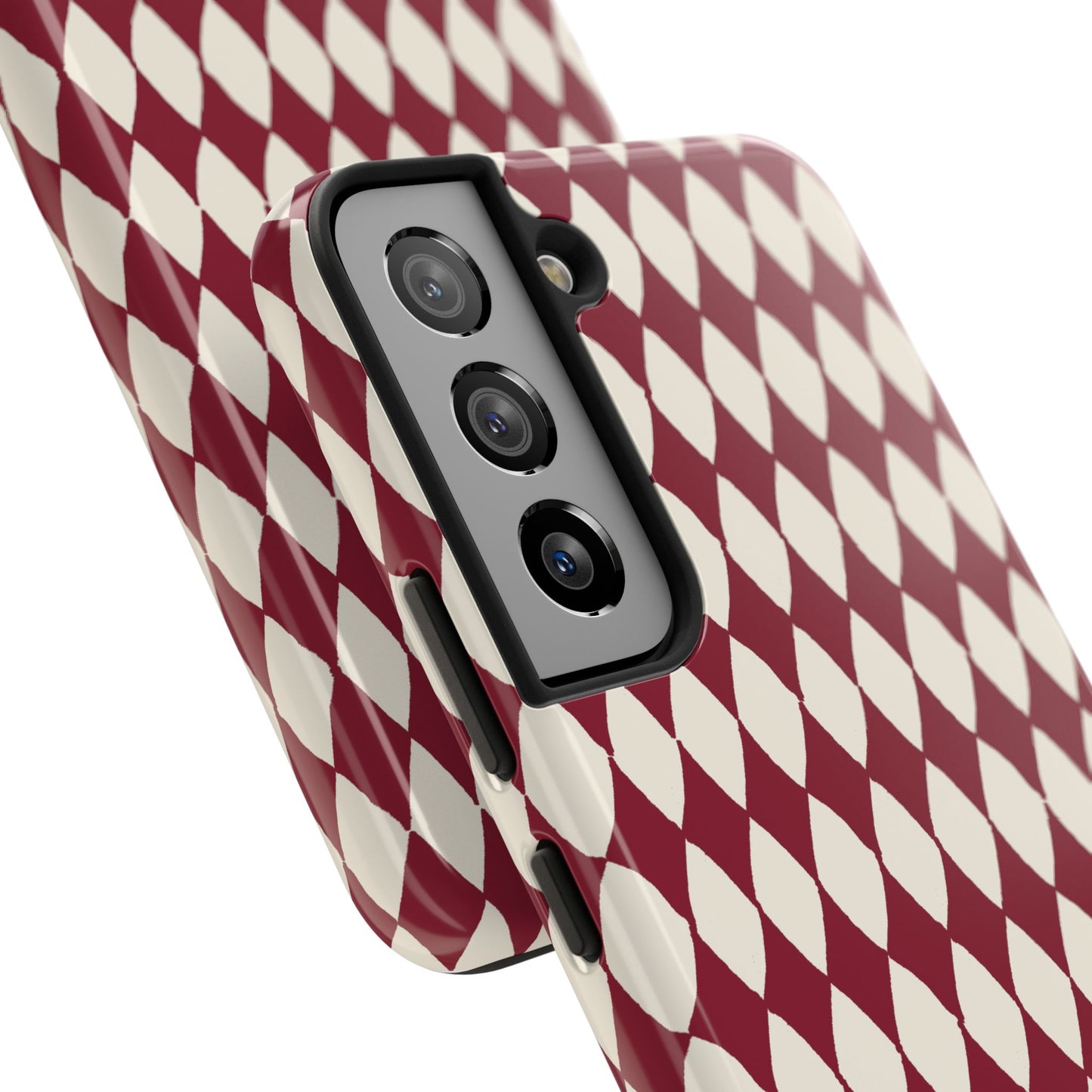 Diamond Ivory / Red Phone Case