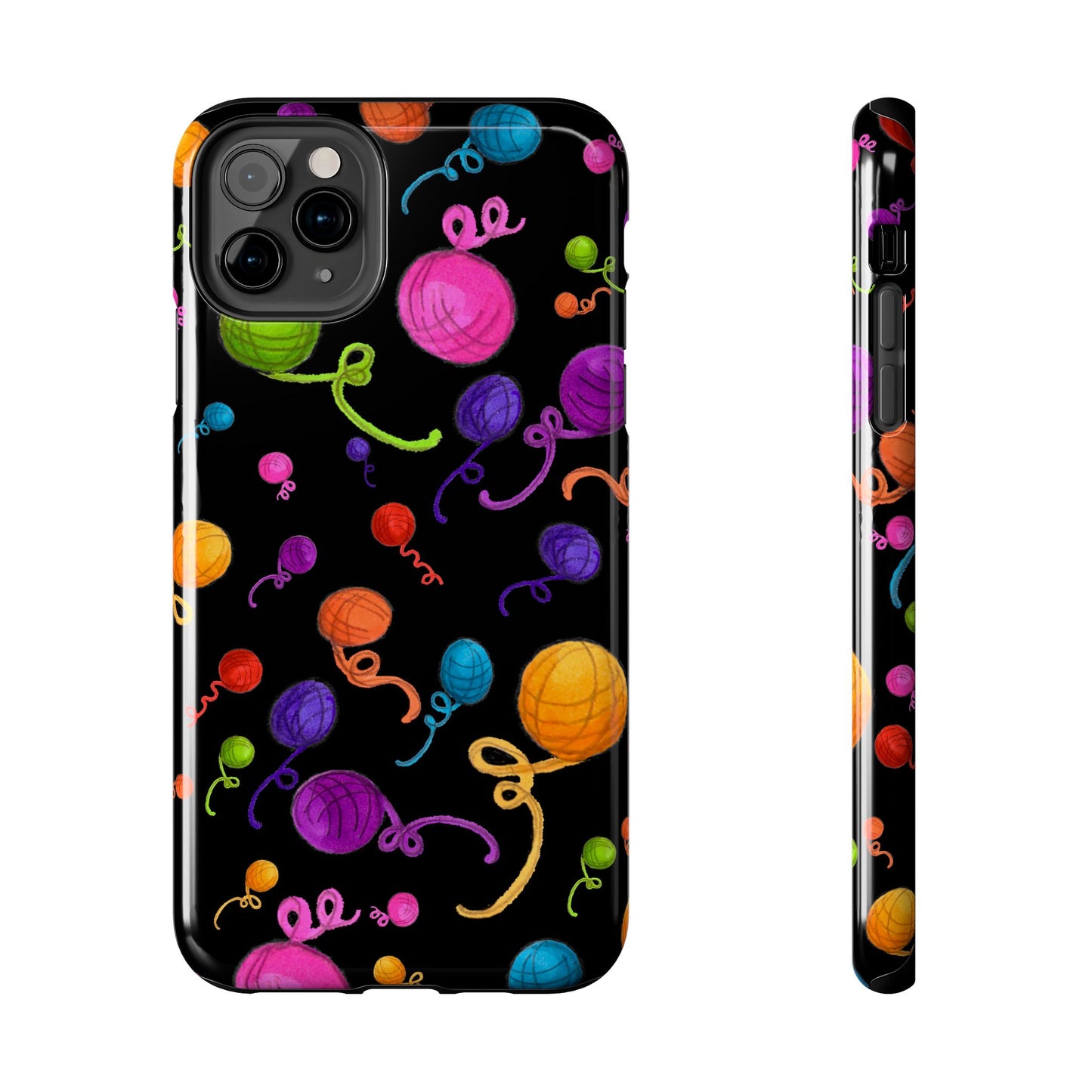 Yarniverse Black Phone Case