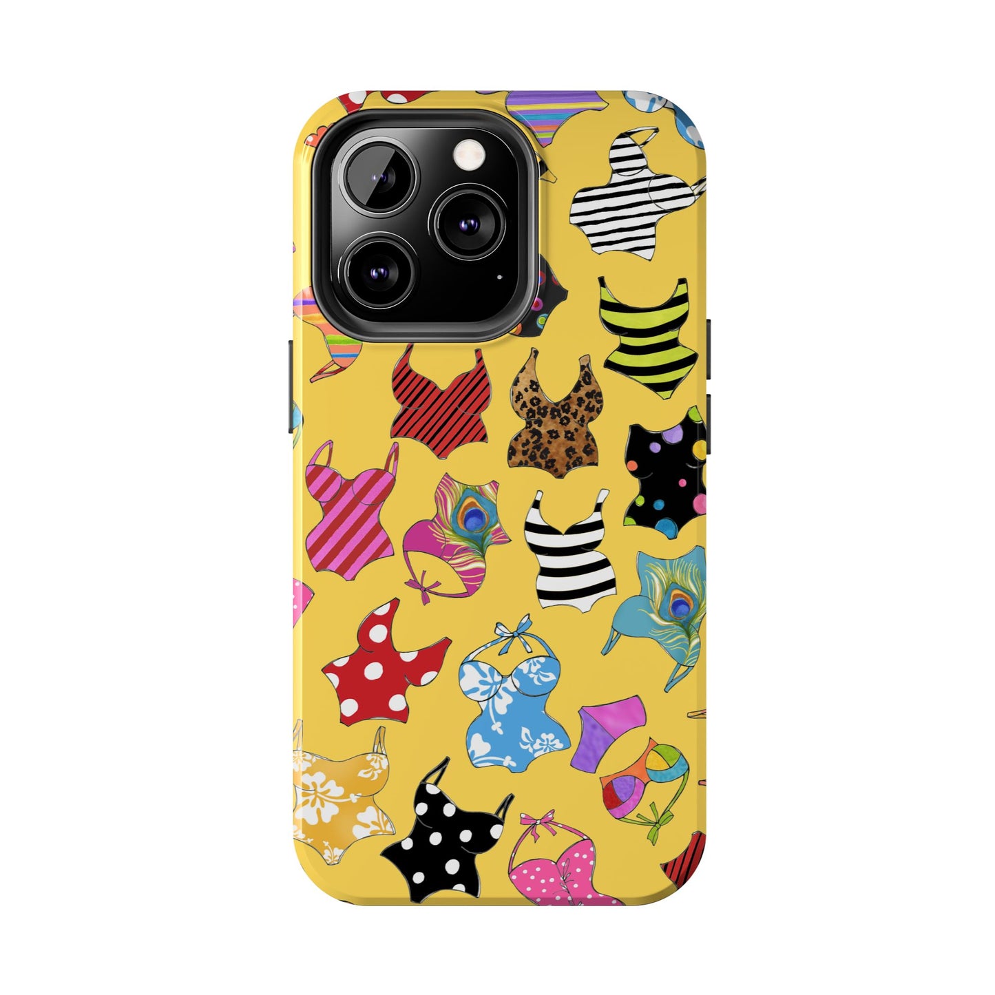 Assorted Suits Yellow Phone Case