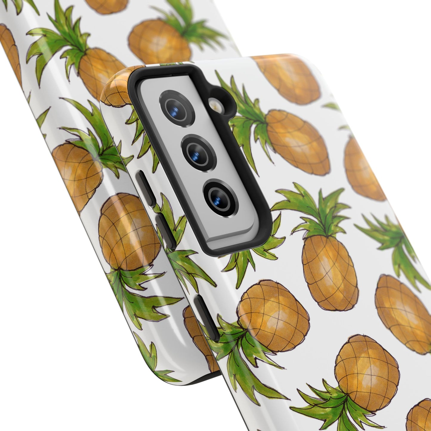 Pineapple Toss White Phone Case