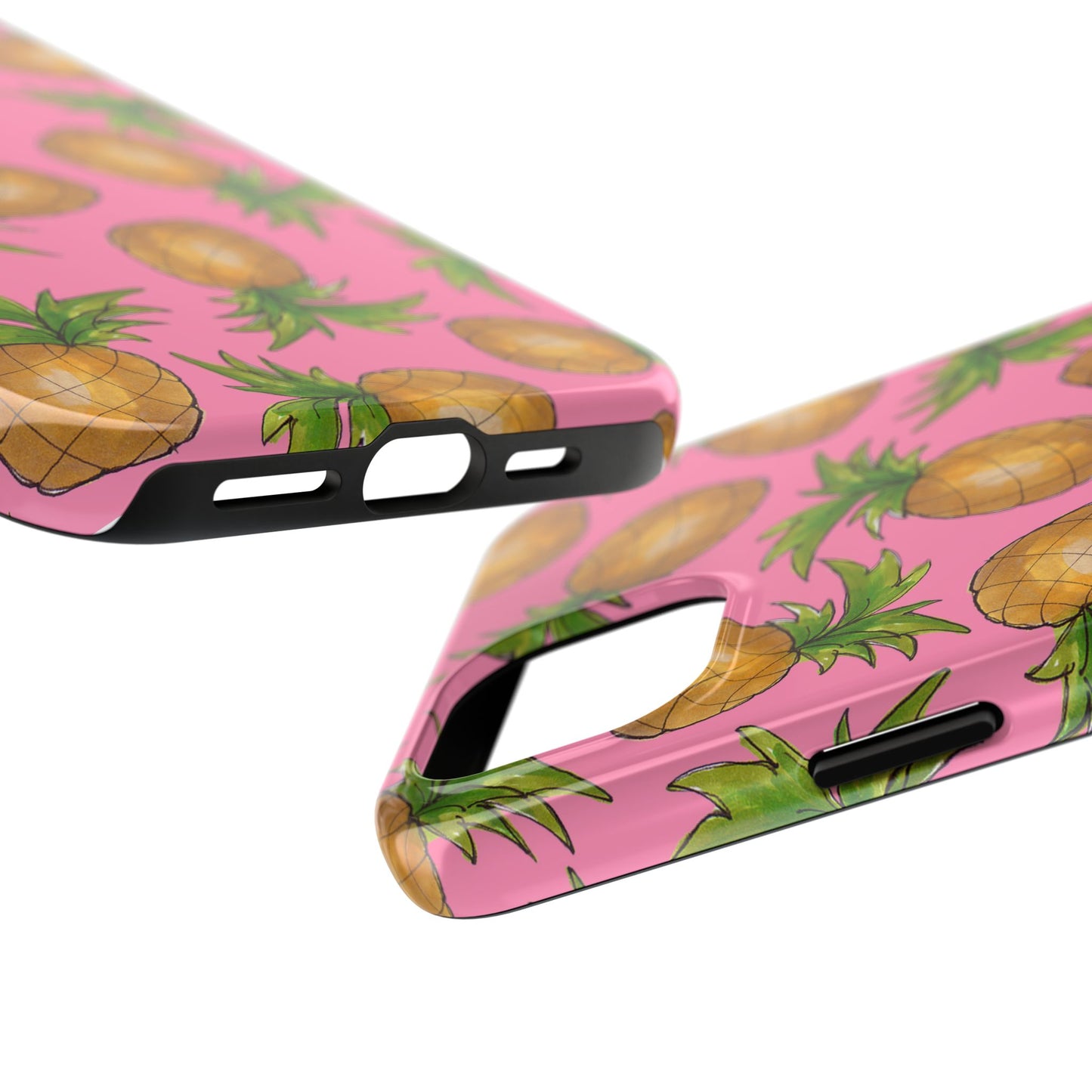 Pineapple Toss Pink Phone Case