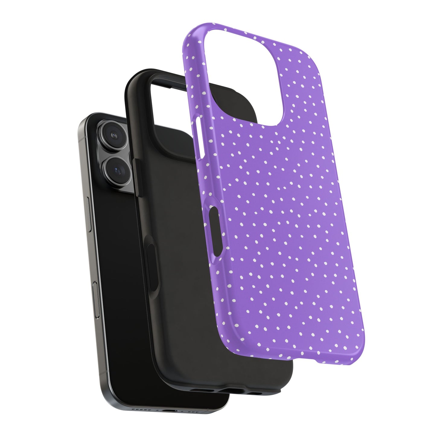Dinky Dots Lilac / White Phone Case