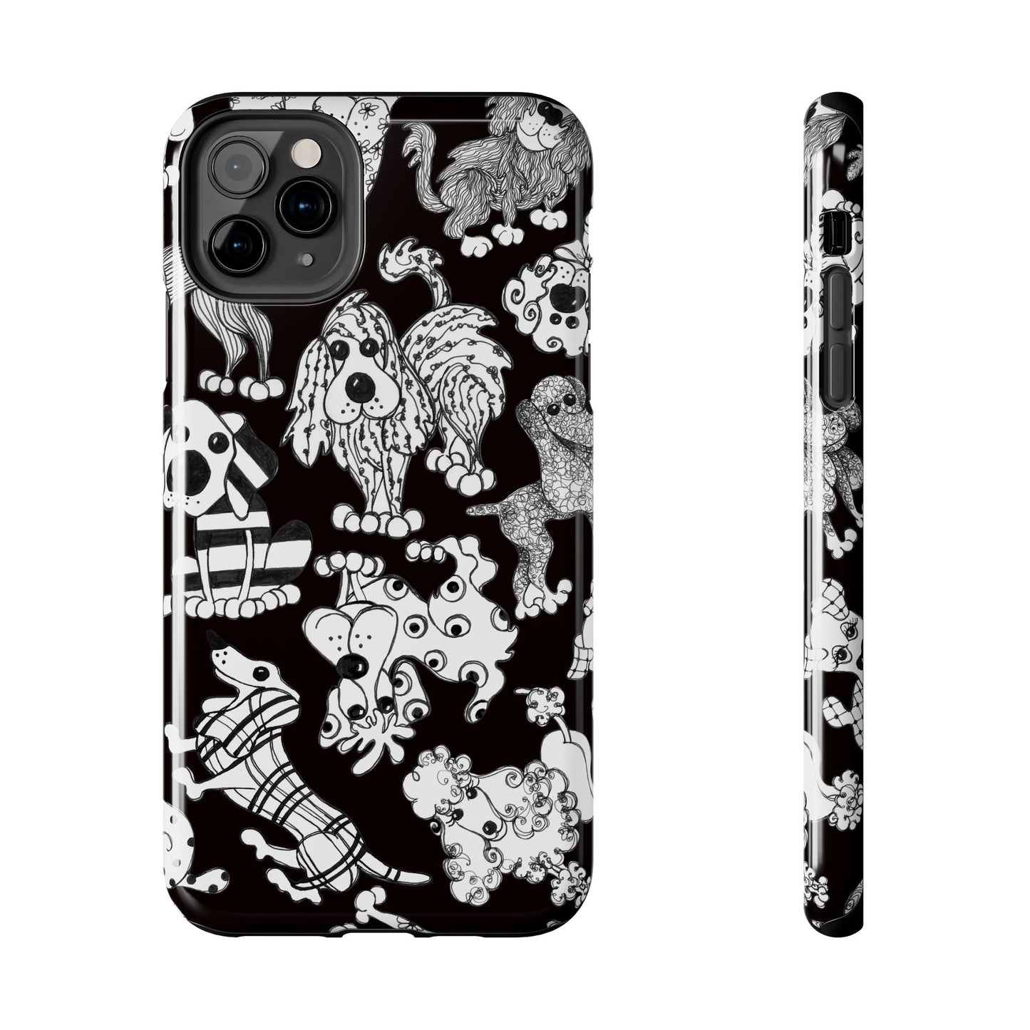 Dear Doggies Black Phone Case