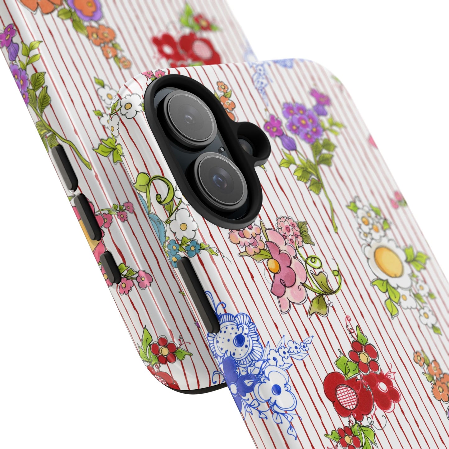 Mixed Bouquets Red / White Phone Case