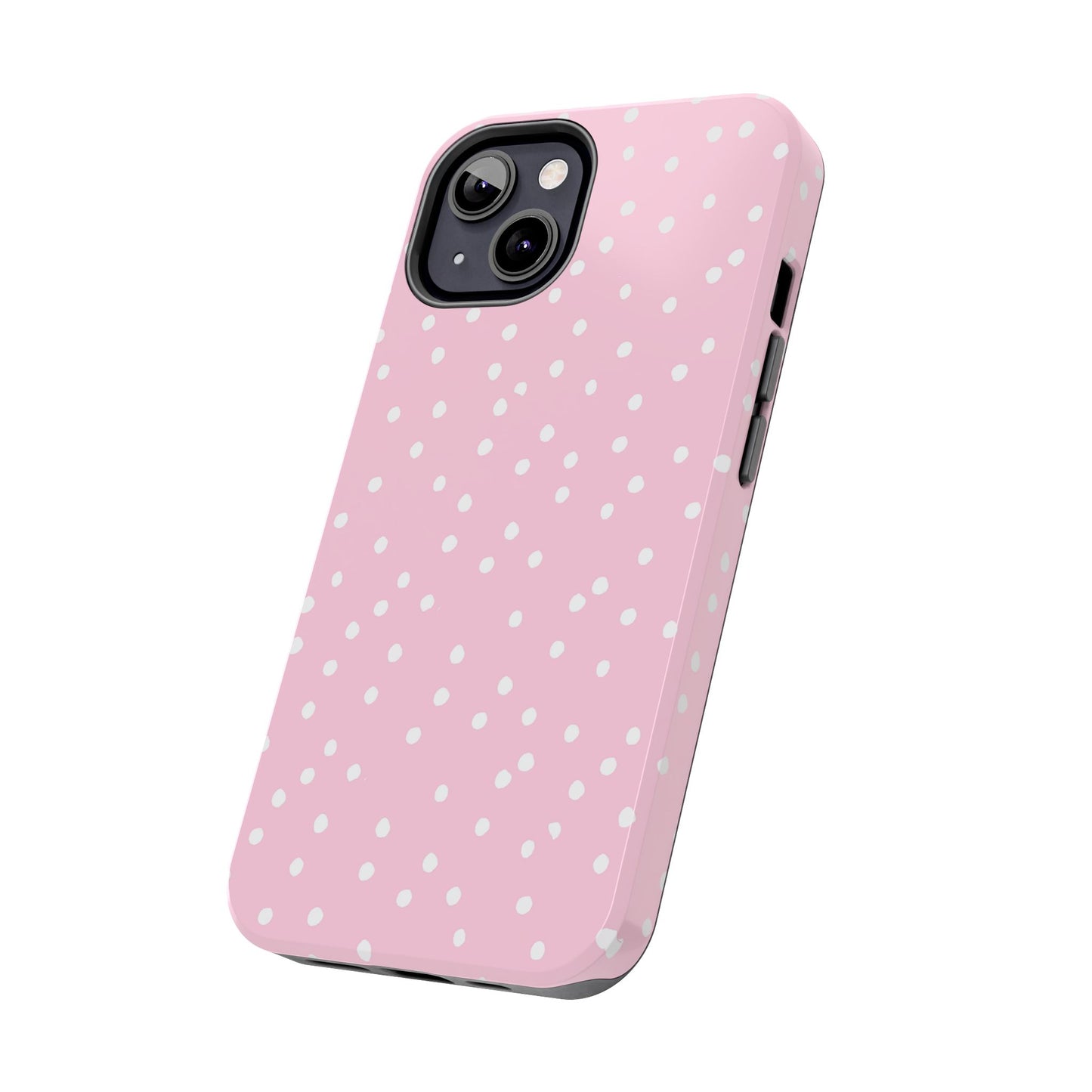 Space Dots Pink / White Phone Case