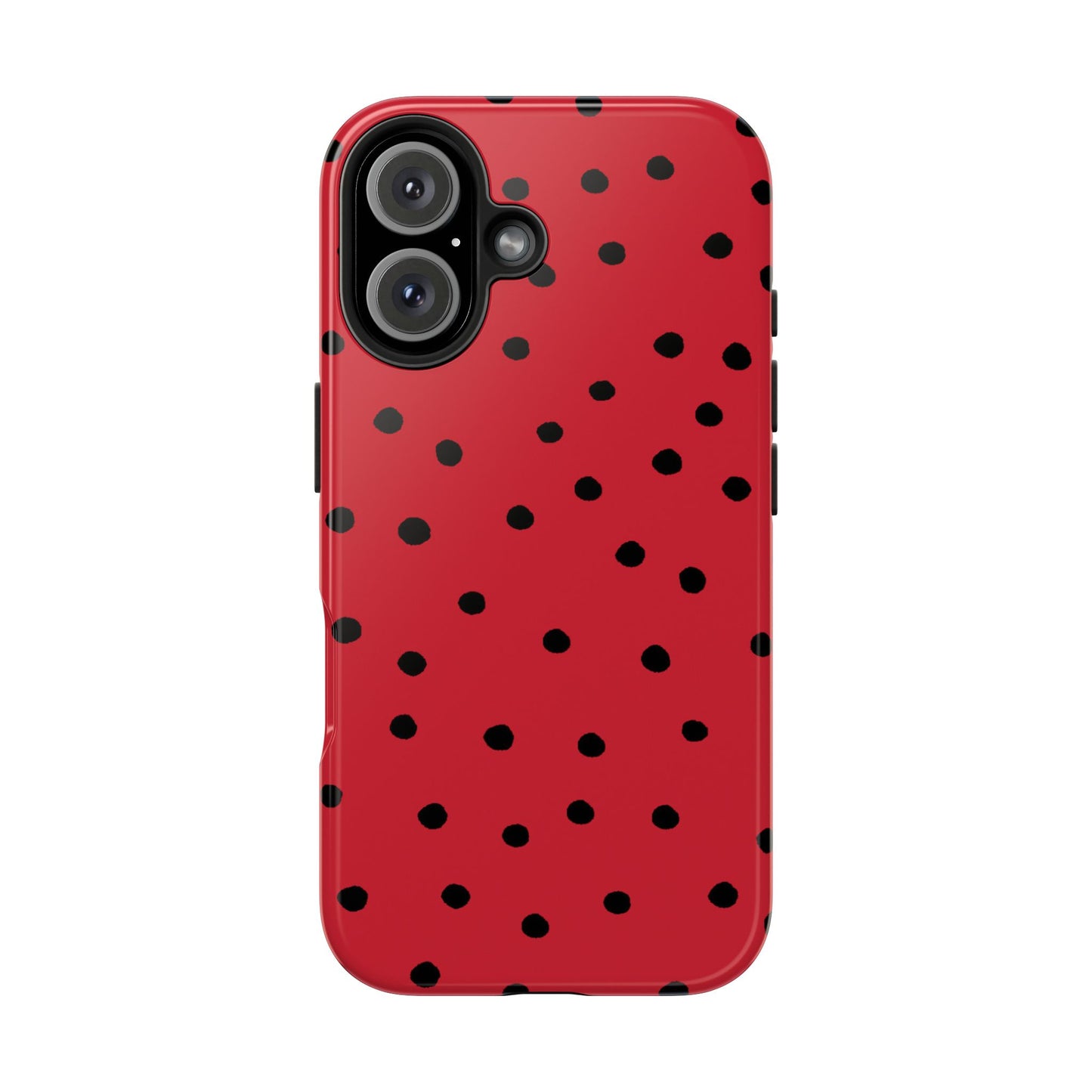 Dinky Dots Red / Black Phone Case