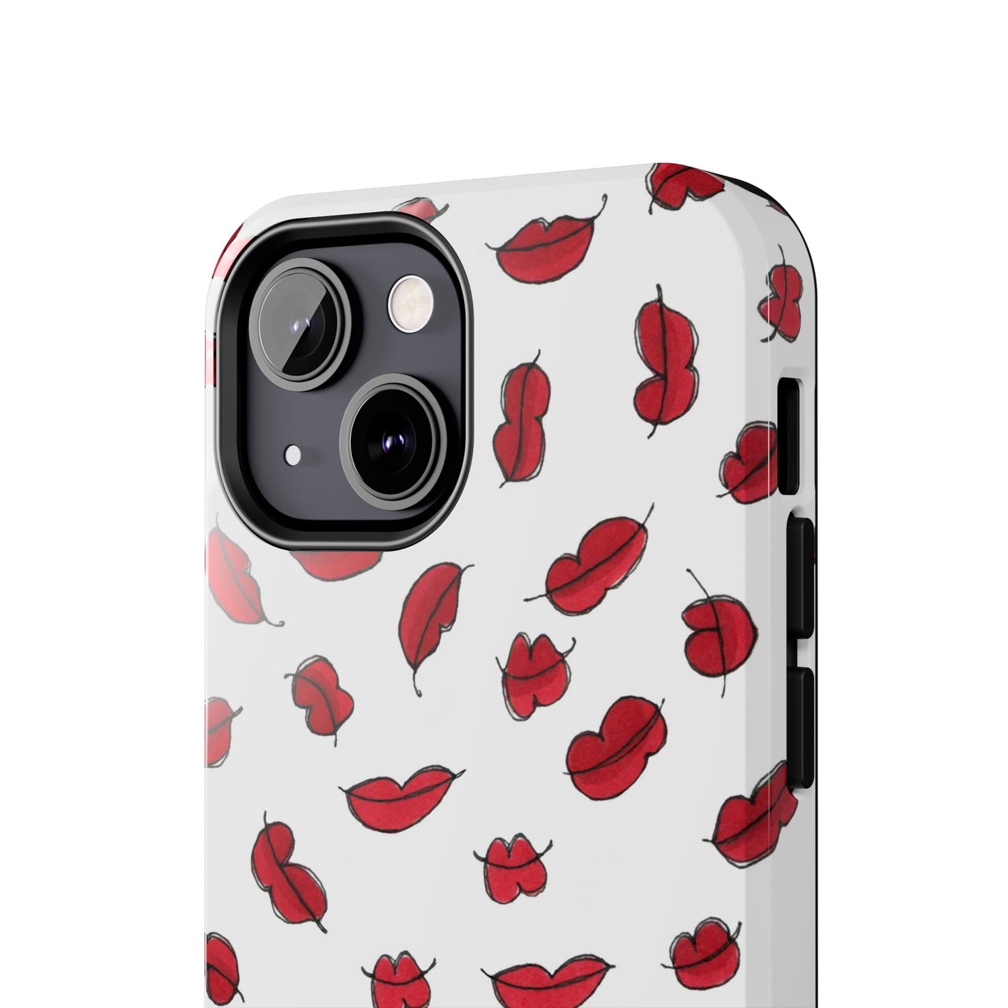 Lotsa Lips White Phone Case