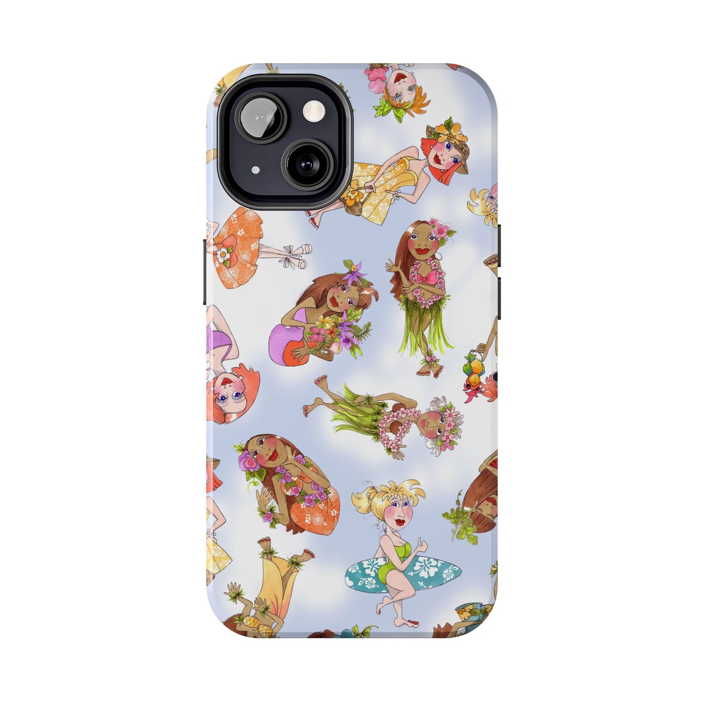 Island Toss Blue Sky Phone Case