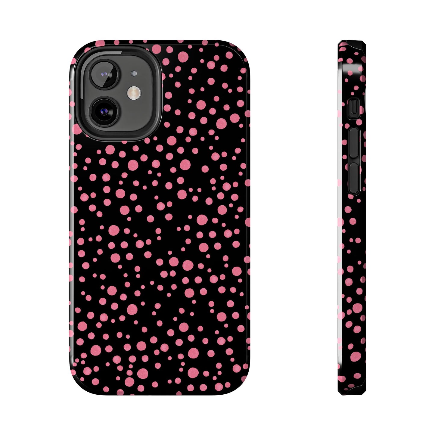 Balloon Dots Black / Pink Phone Case