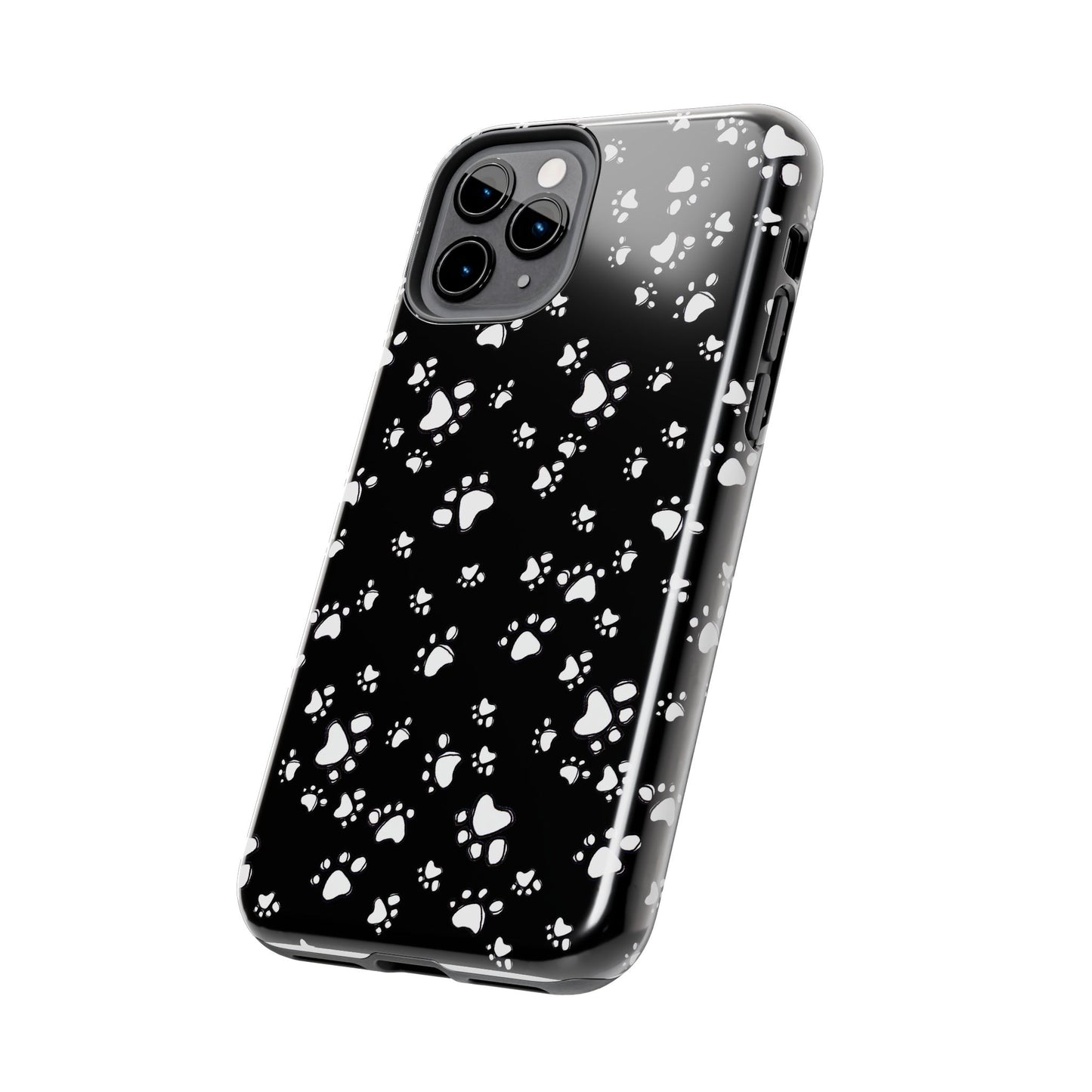 Paw Flakes Black Phone Case