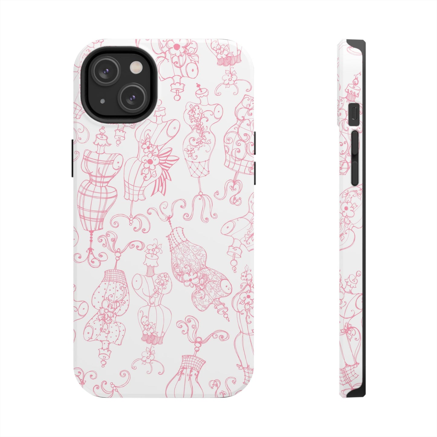 Mannequinique White / Pink Phone Case