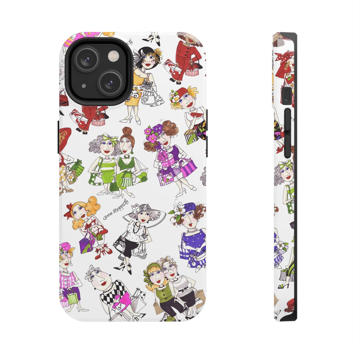 Gone Shopping Tossed White Phone Case